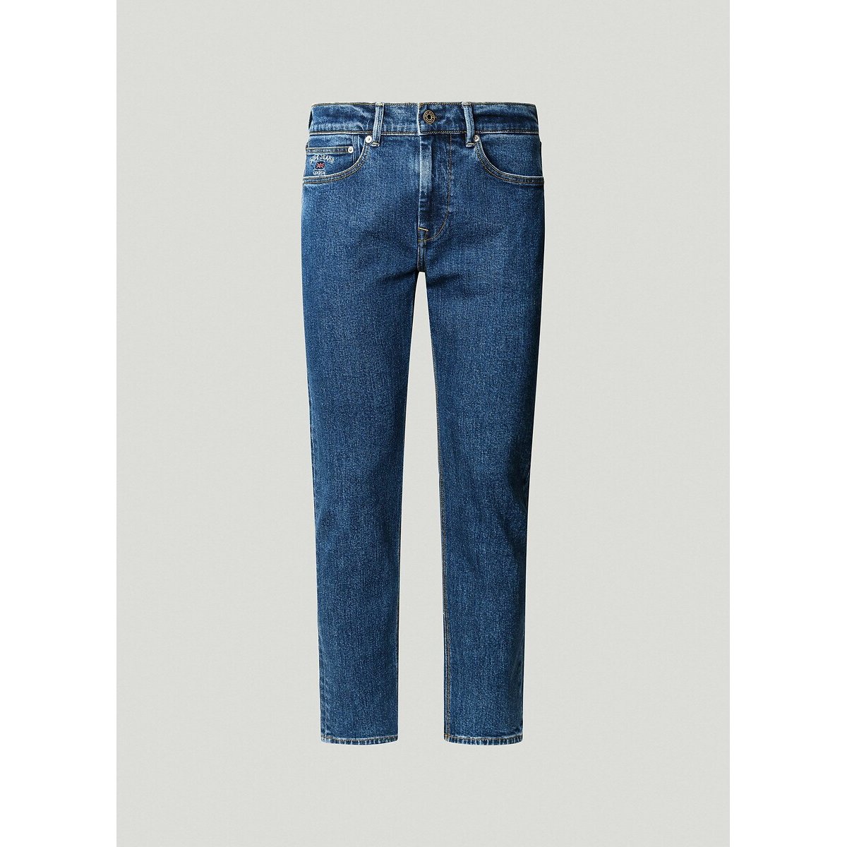 Hatch Slim Fit Jeans mid blue, PEPE JEANS
