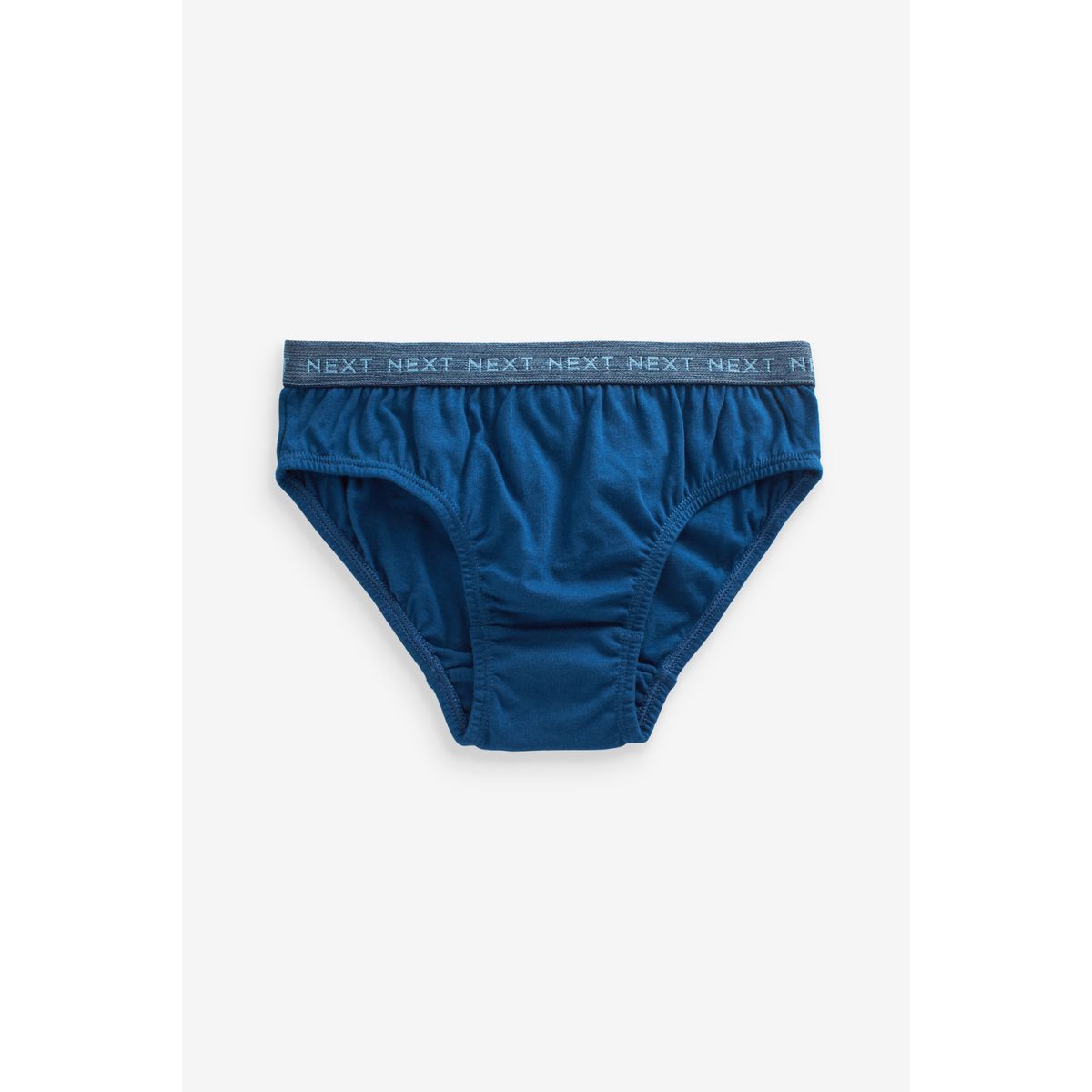 Culotte 100 % coton, lot de 5 ceinture jacquard bleue, NEXT
