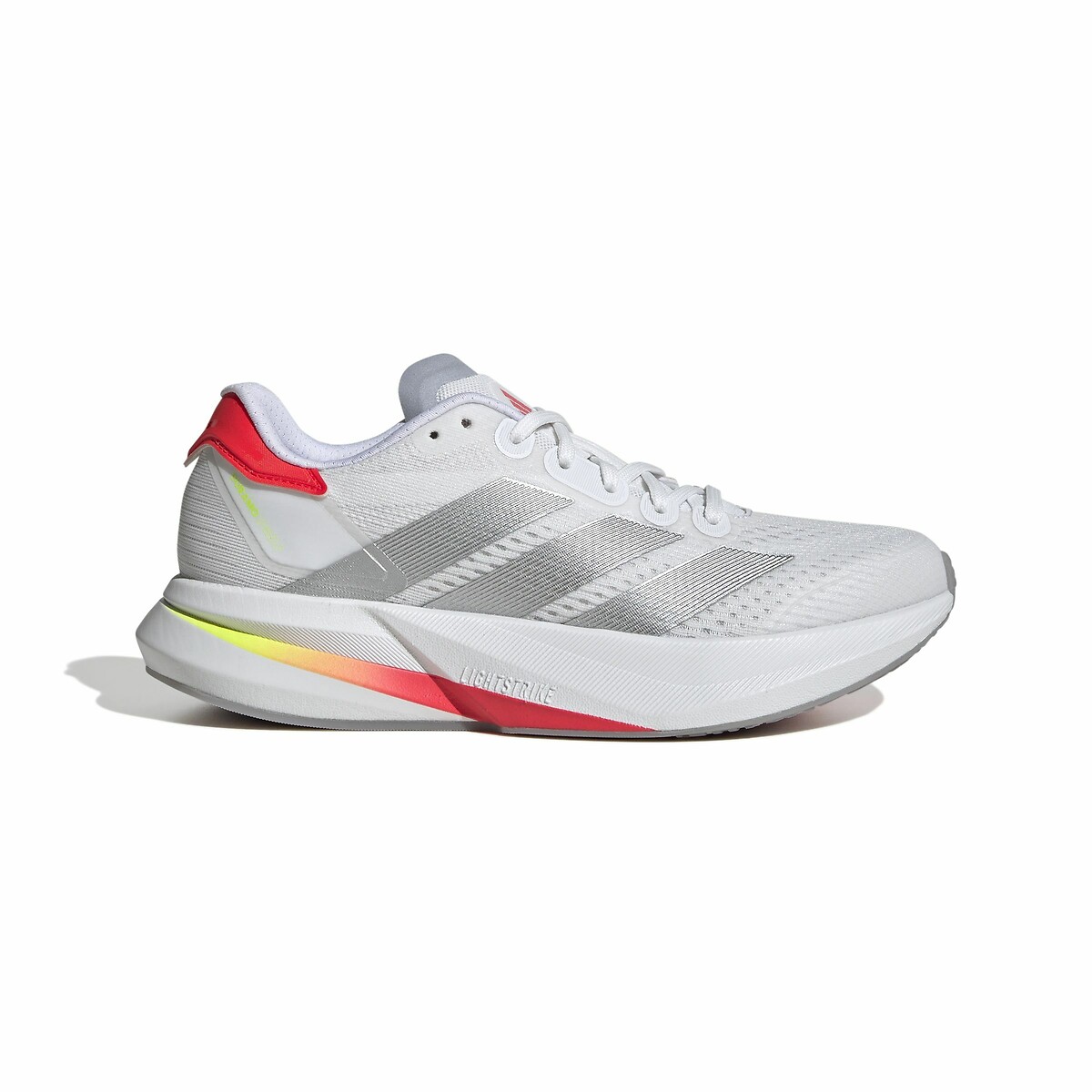 Baskets Duramo Speed 2 blanc/gris/rouge, adidas Performance