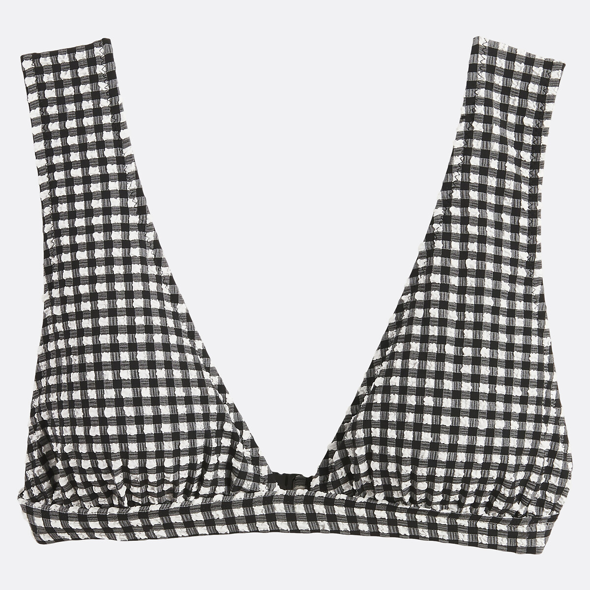 Haut de maillot de bain vichy, Signature JOHANE vichy noir/blanc, LA REDOUTE COLLECTIONS
