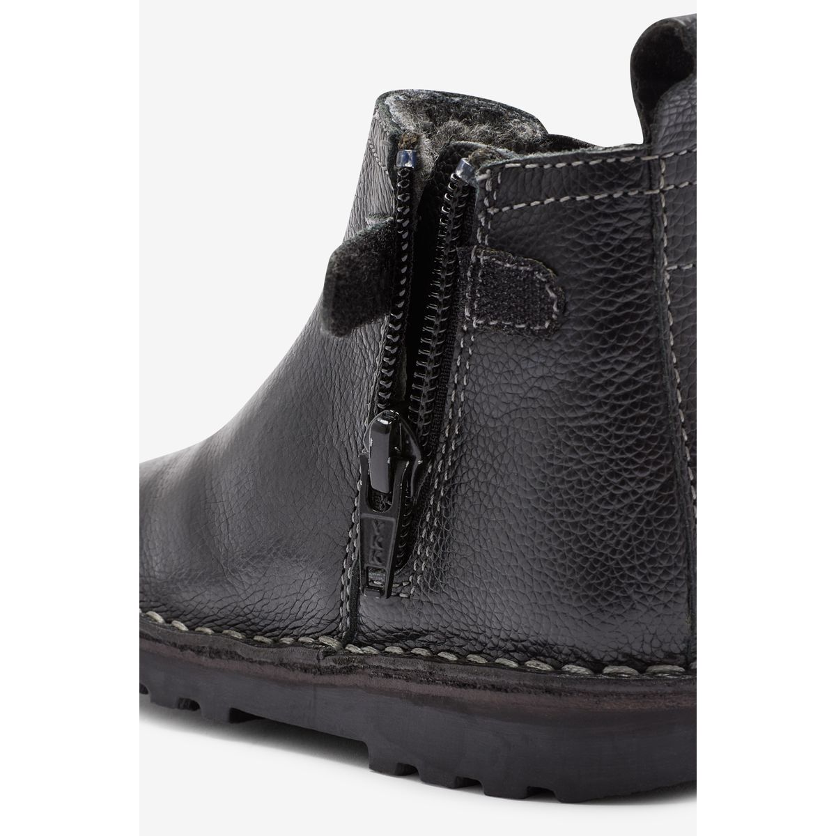 Bottines Chelsea En Cuir Doublées noir, NEXT