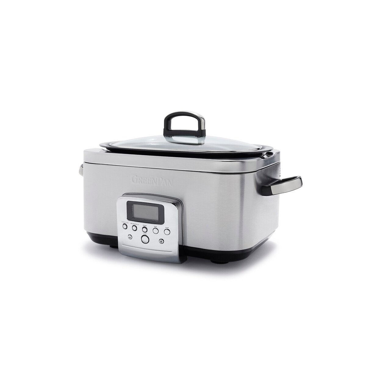 Elite 6L Slowcooker stainless steel, GREENPAN