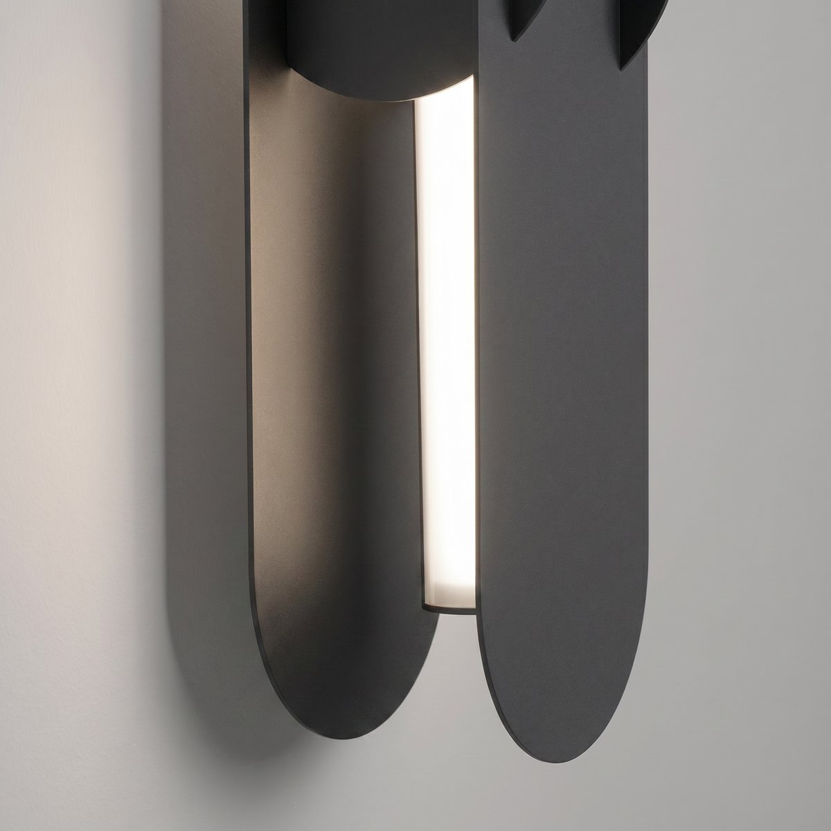 Applique murale Acier Noir LED 1 Chain noir, EDEN