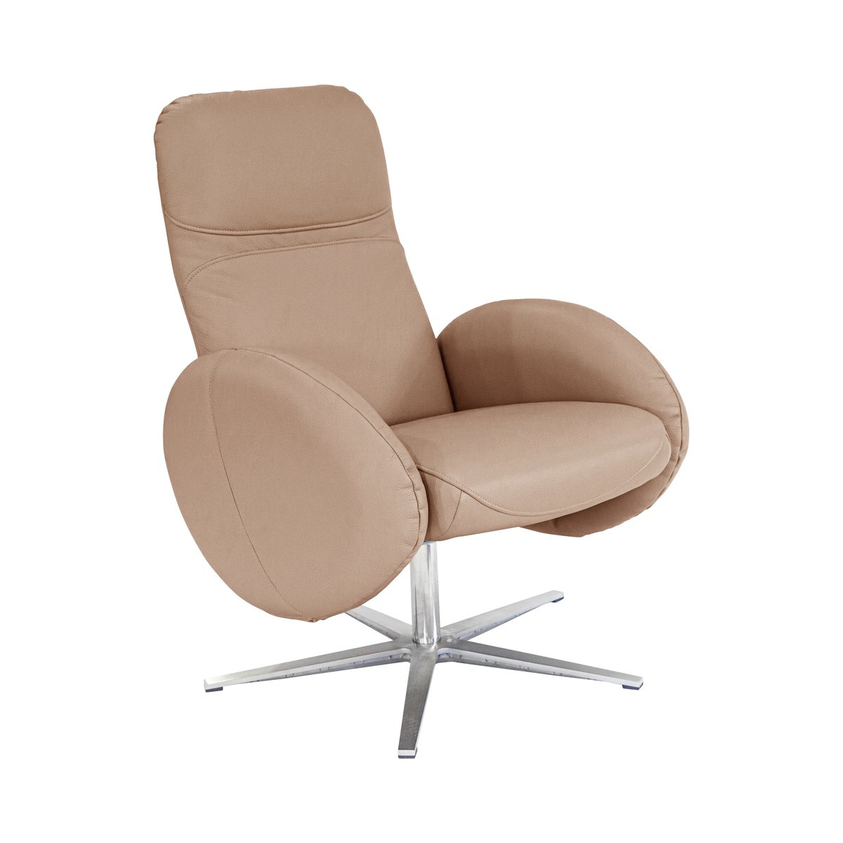 Fauteuil relax cuir - CALIX mastic, CAMIF