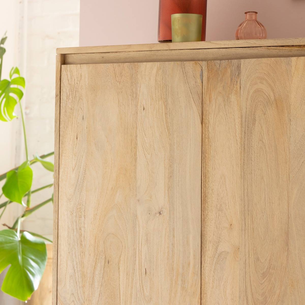 Buffet en bois de manguier ODE bois clair, MADE IN MEUBLES 