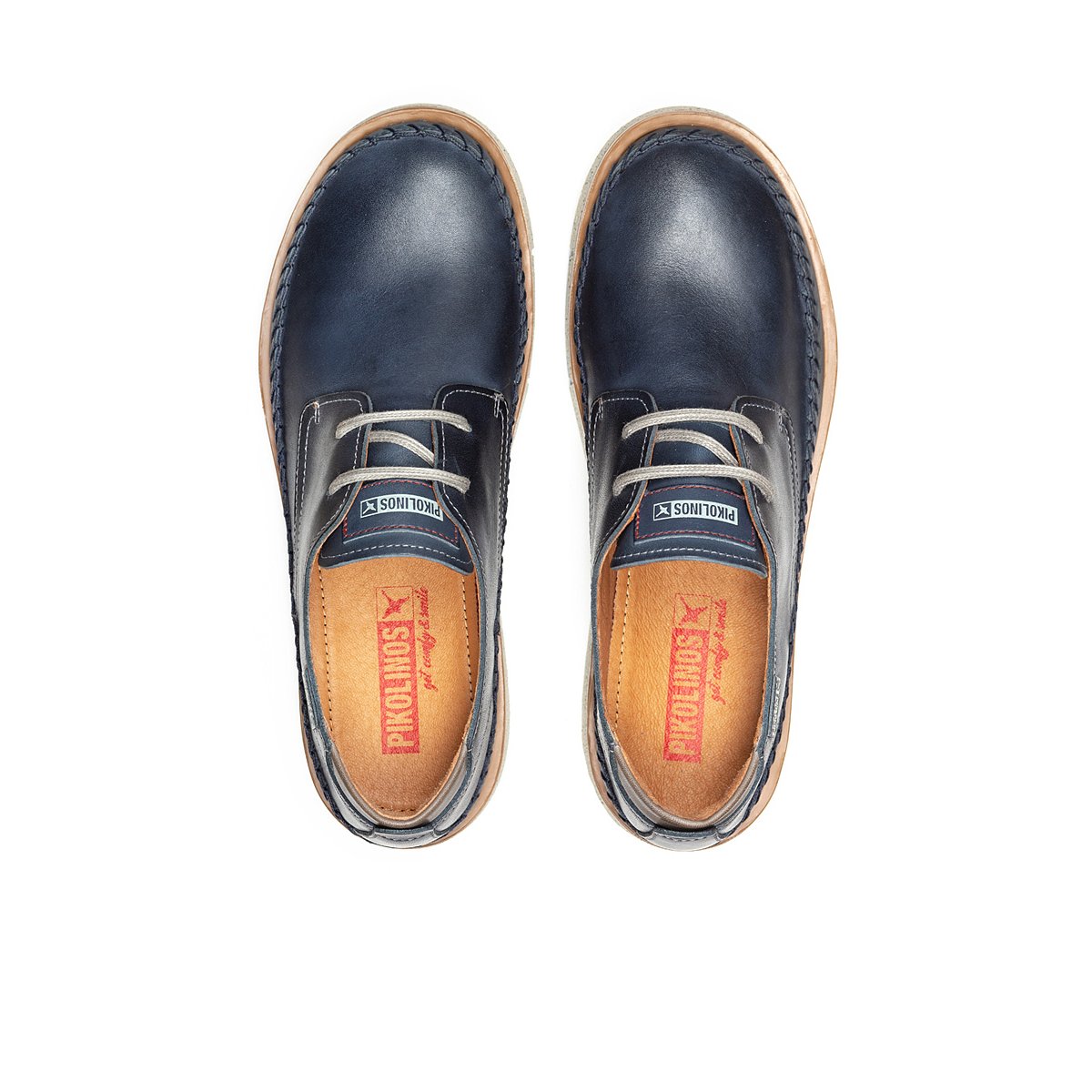 Chaussures en cuir San Juan blue, PIKOLINOS