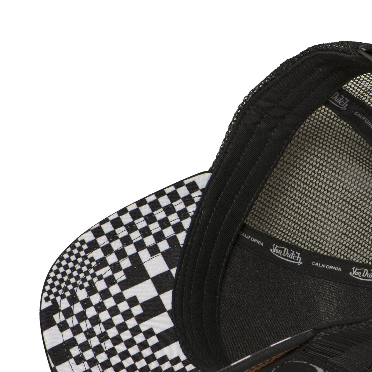 Casquette trucker SUBLI noir/orange/rose/jaune/blanc, VON DUTCH