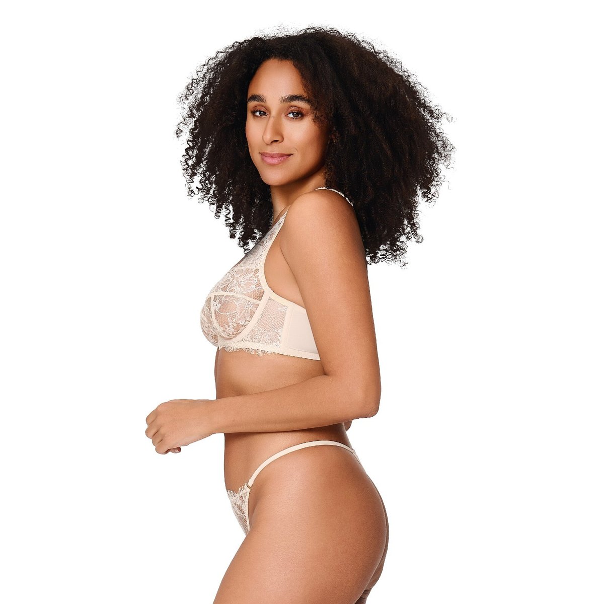 String en dentelle gold beige, LINGADORE
