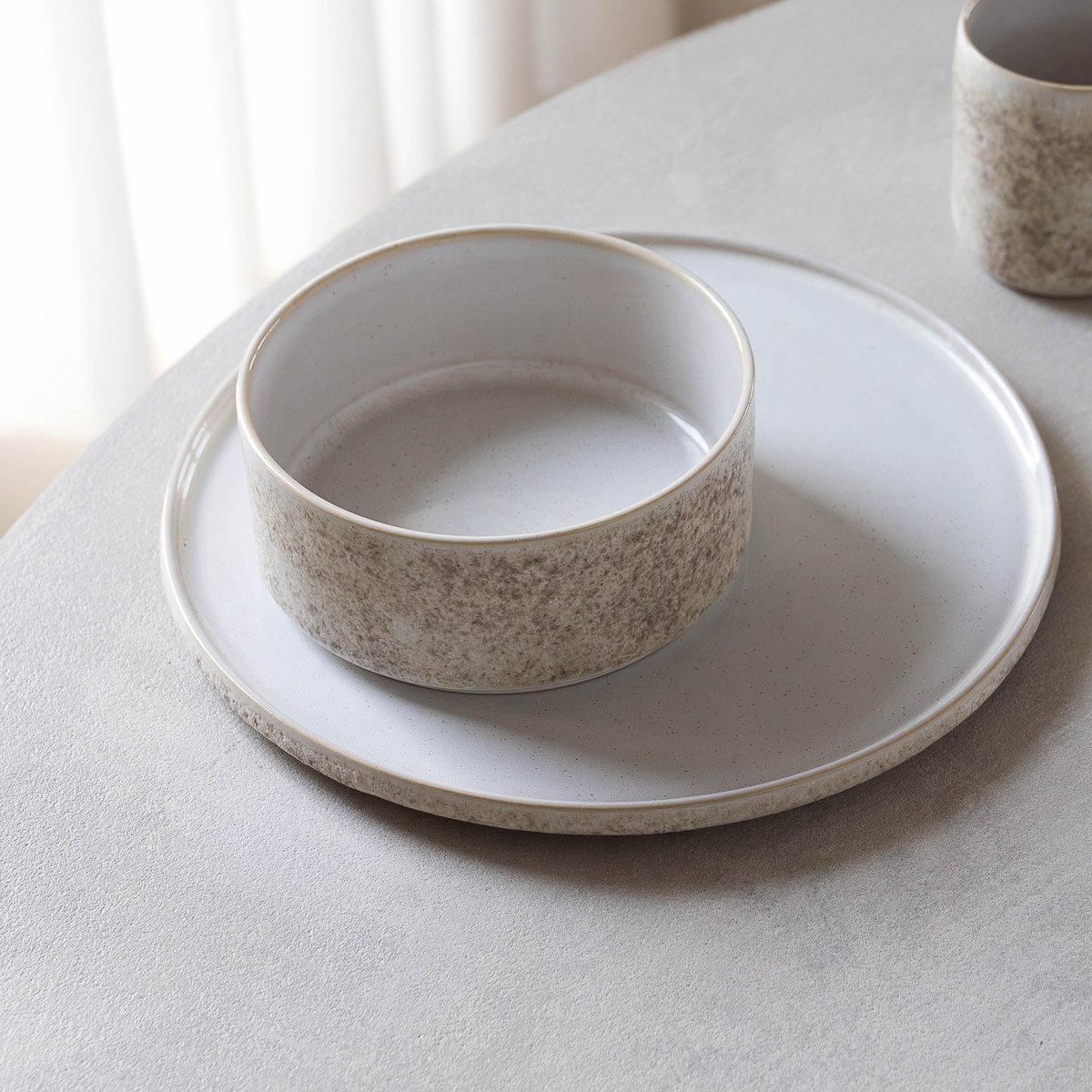 Lot de 4 bols FARO beige, SP COLLECTION