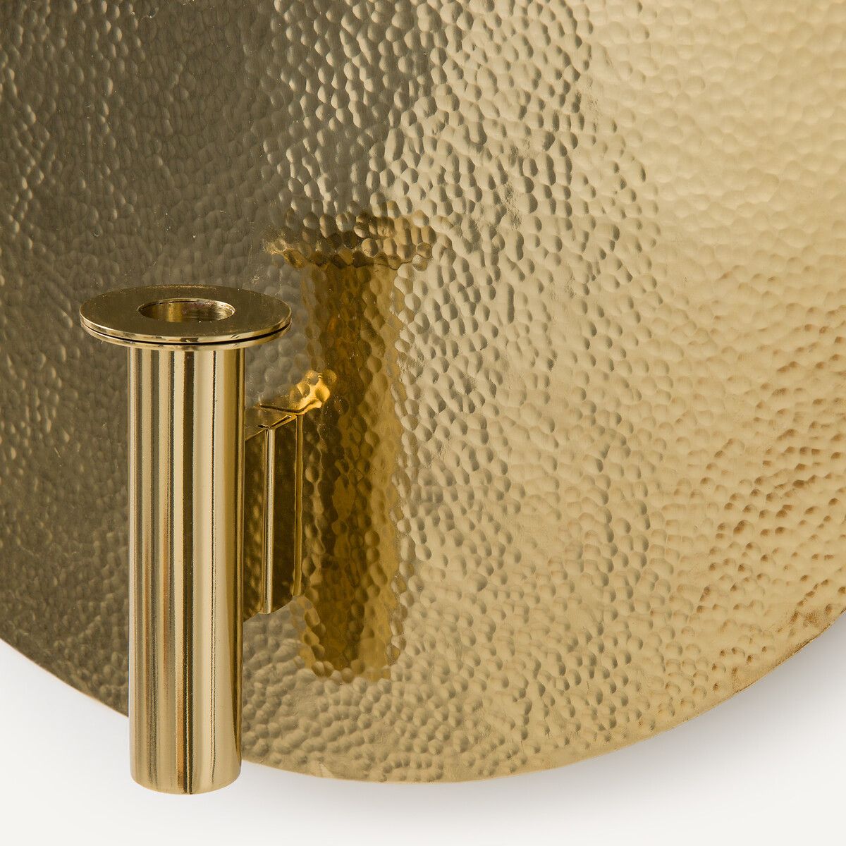 Miroir bougeoir vase mural rond, diamètre 40 cm, LUNOU laiton, AM.PM