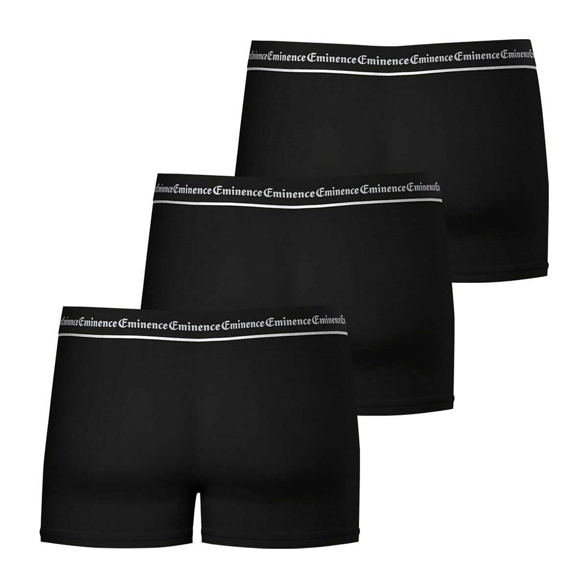 Lot de 3 boxers Trio Business noir, EMINENCE