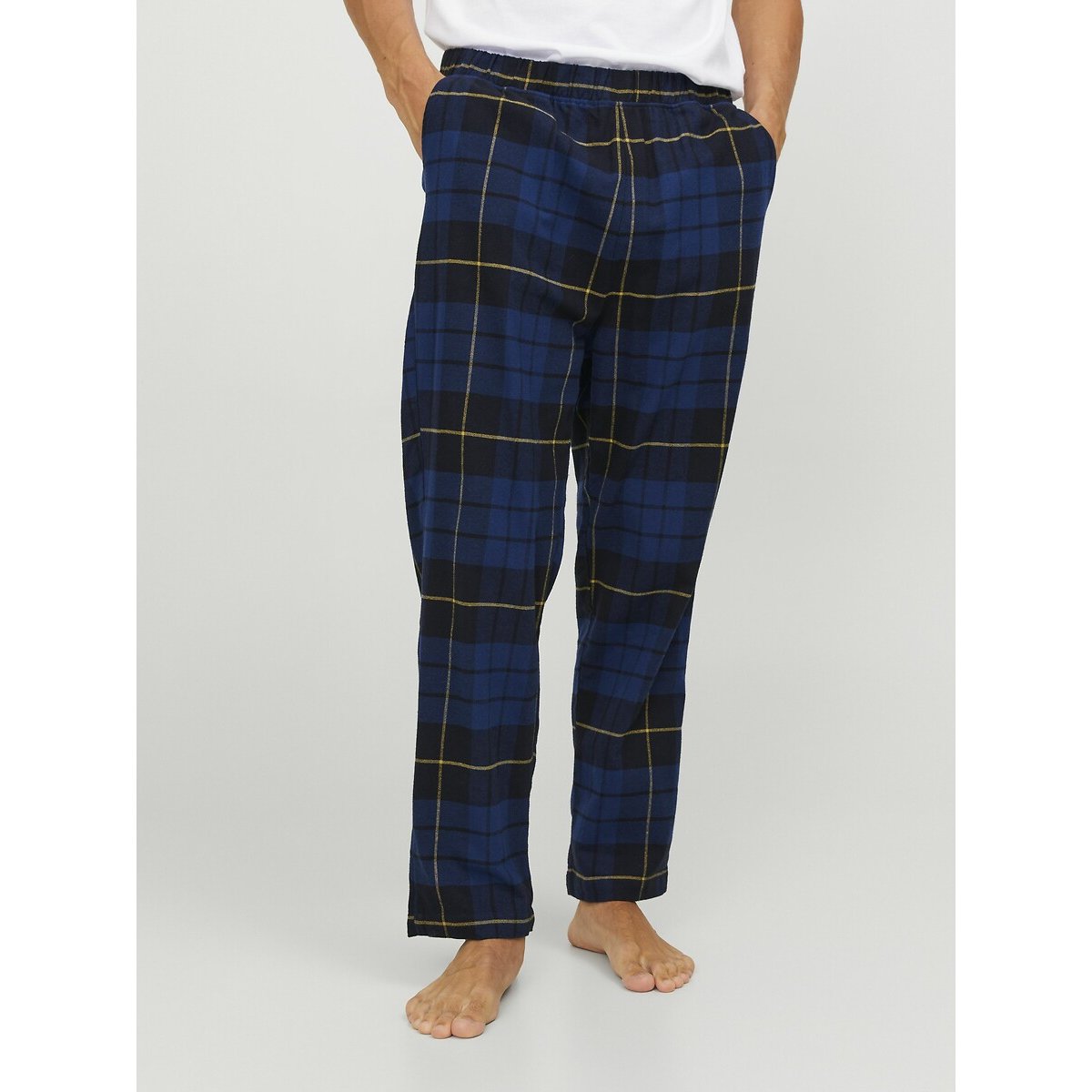 Checked Pyjama Bottoms blue checks, JACK & JONES