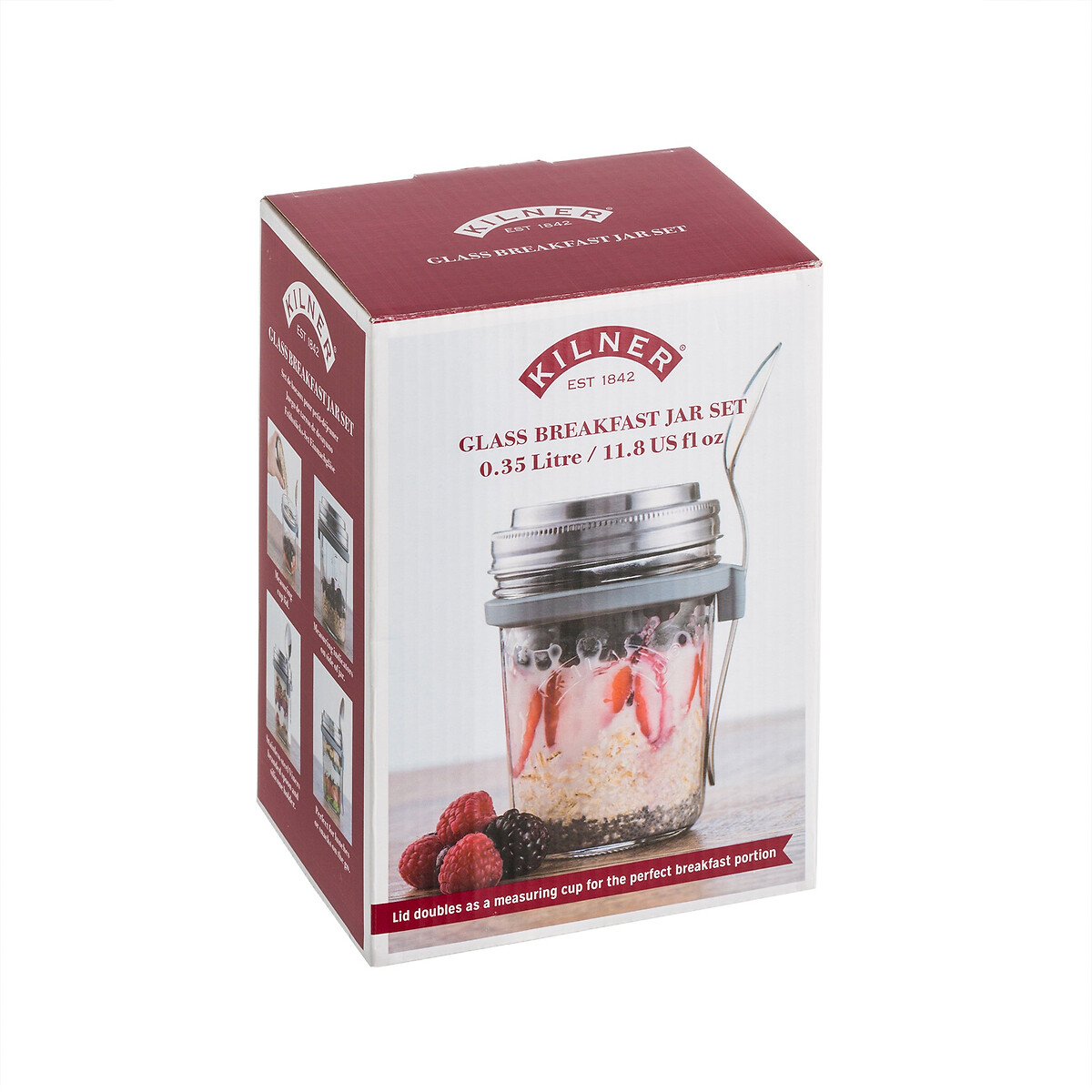 Breakfast Jar Set glass, KILNER