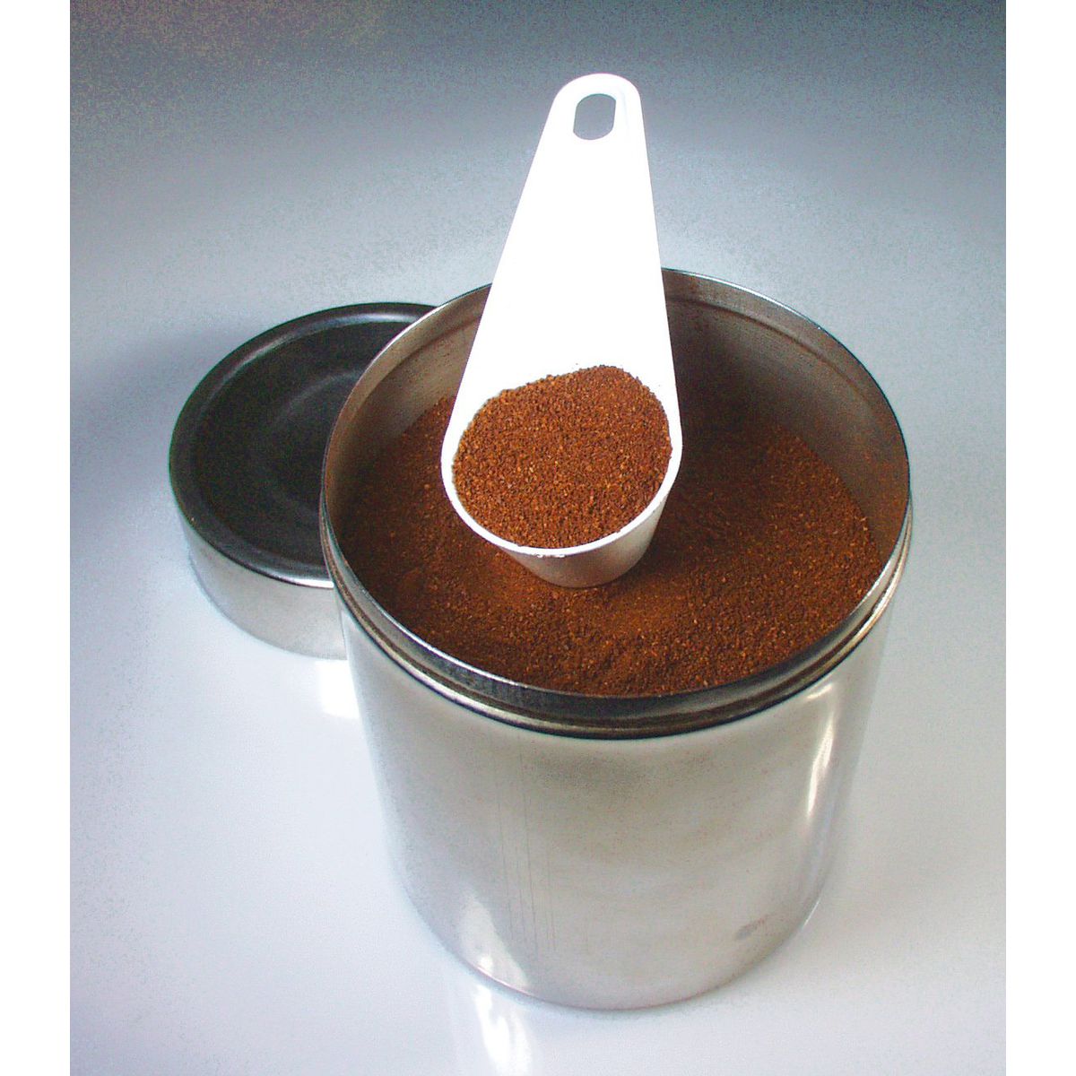 Set de 2 ustensiles cuillère à café plastique PETIT DÉJEUNER blanc, FACKELMANN