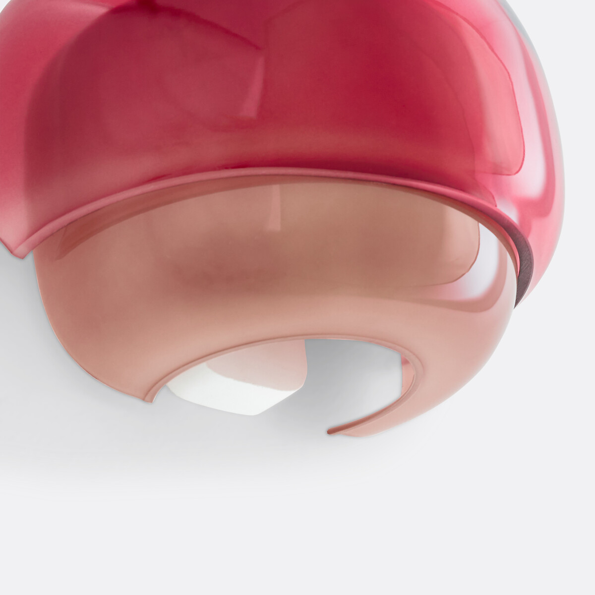 Wandlamp van gekleurd glas, KINOKO rood, LA REDOUTE INTERIEURS