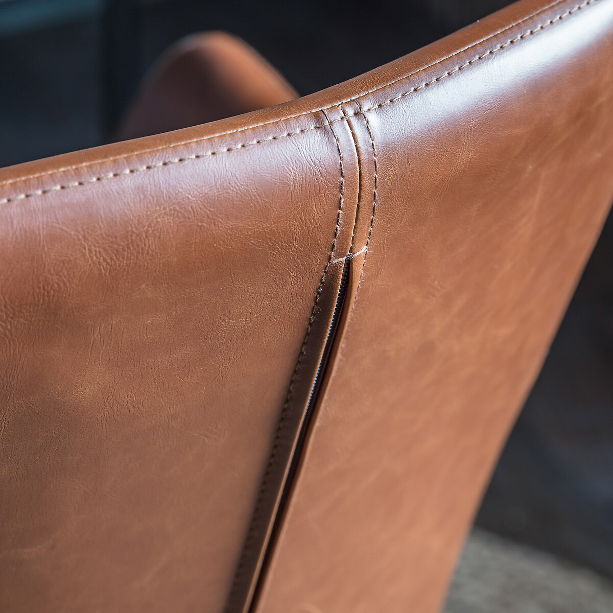 Bhiwani Faux Leather Office Chair brown , ÉDITÉ