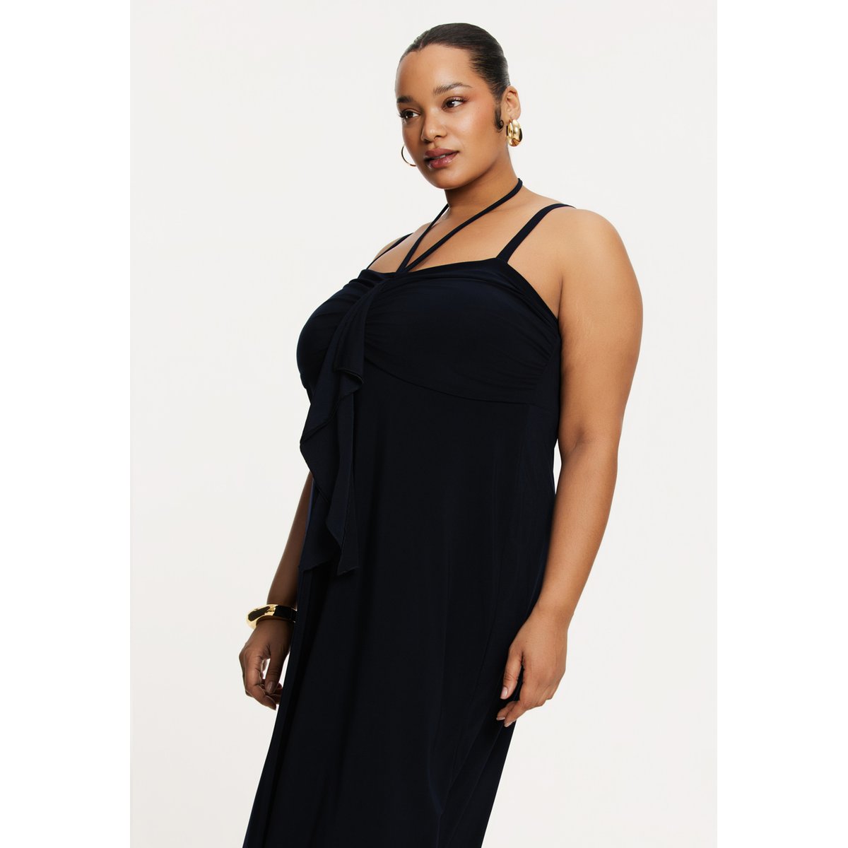 Robe sans manches bleu, YOEK