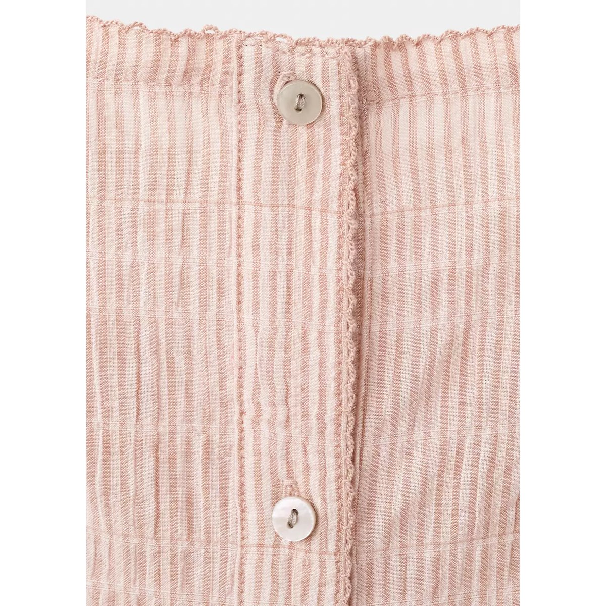 Chemise de nuit coton à bretelles orange, MANGO