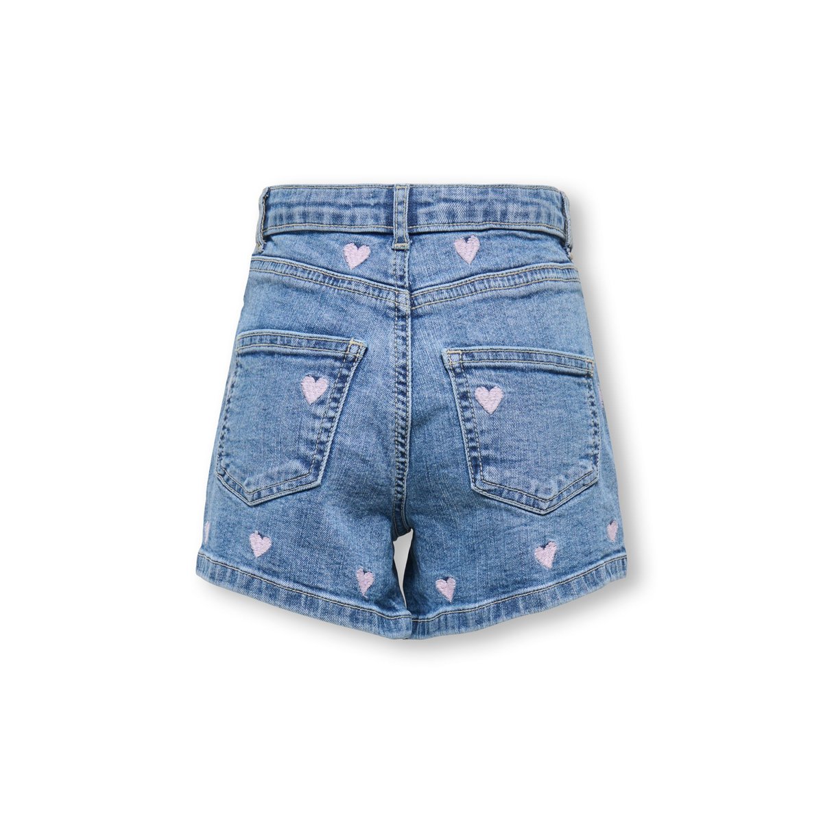 Short En Denim light medium blue denim, KIDS ONLY