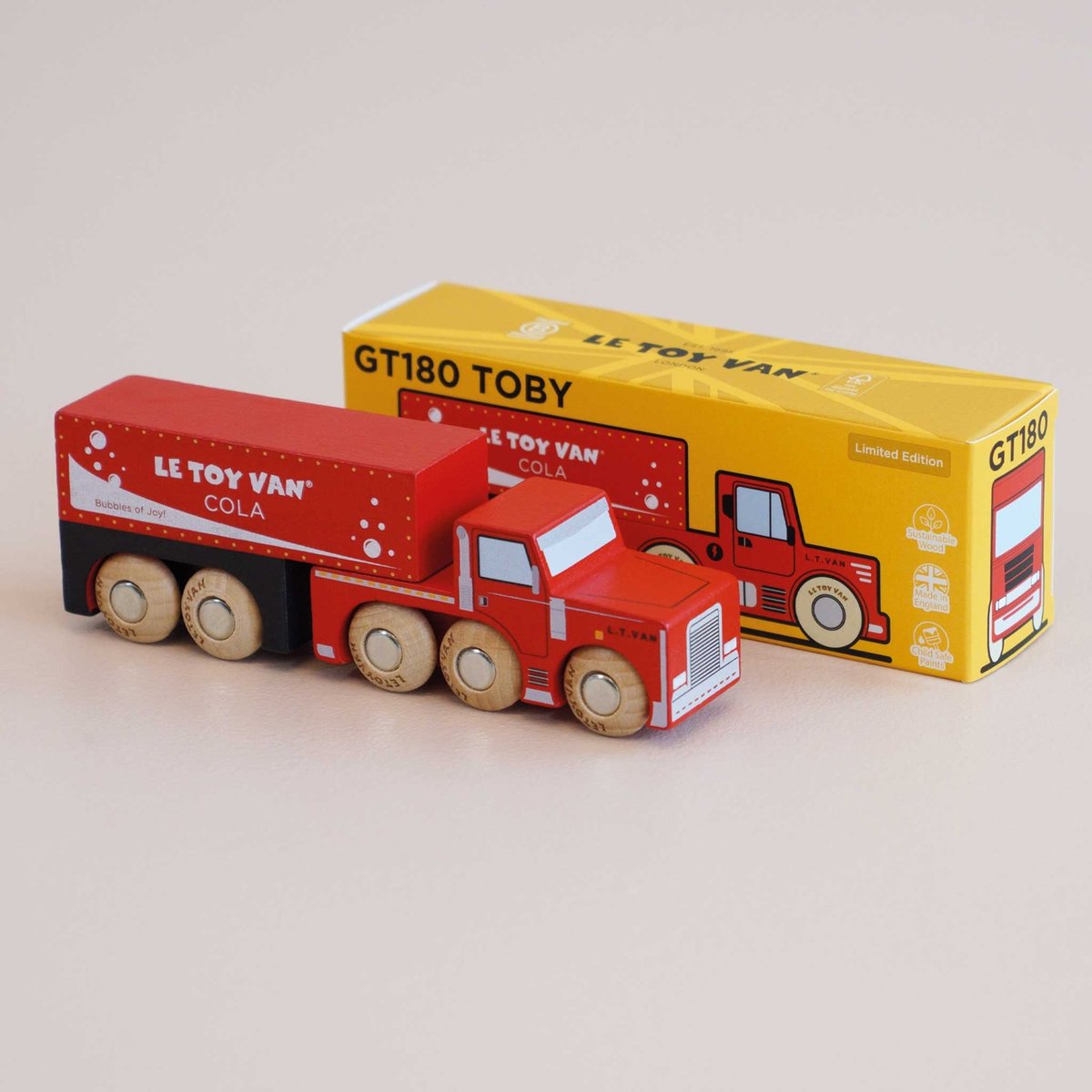 Camion Toby No 33 rouge, LE TOY VAN