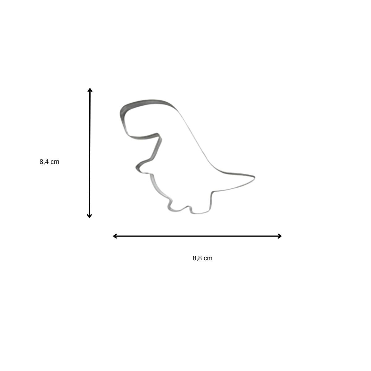 Set de 4 dinosaure EMPORTE-PIÈCES gris, ZENKER