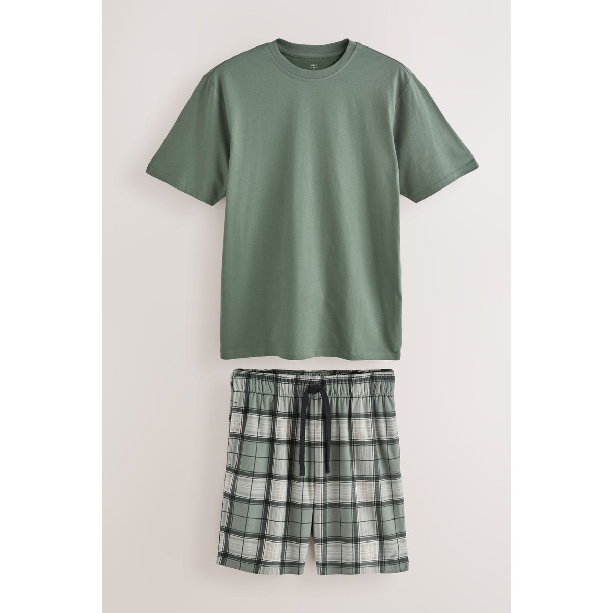 Ensemble pyjama short motionflex confortable vert sauge, NEXT