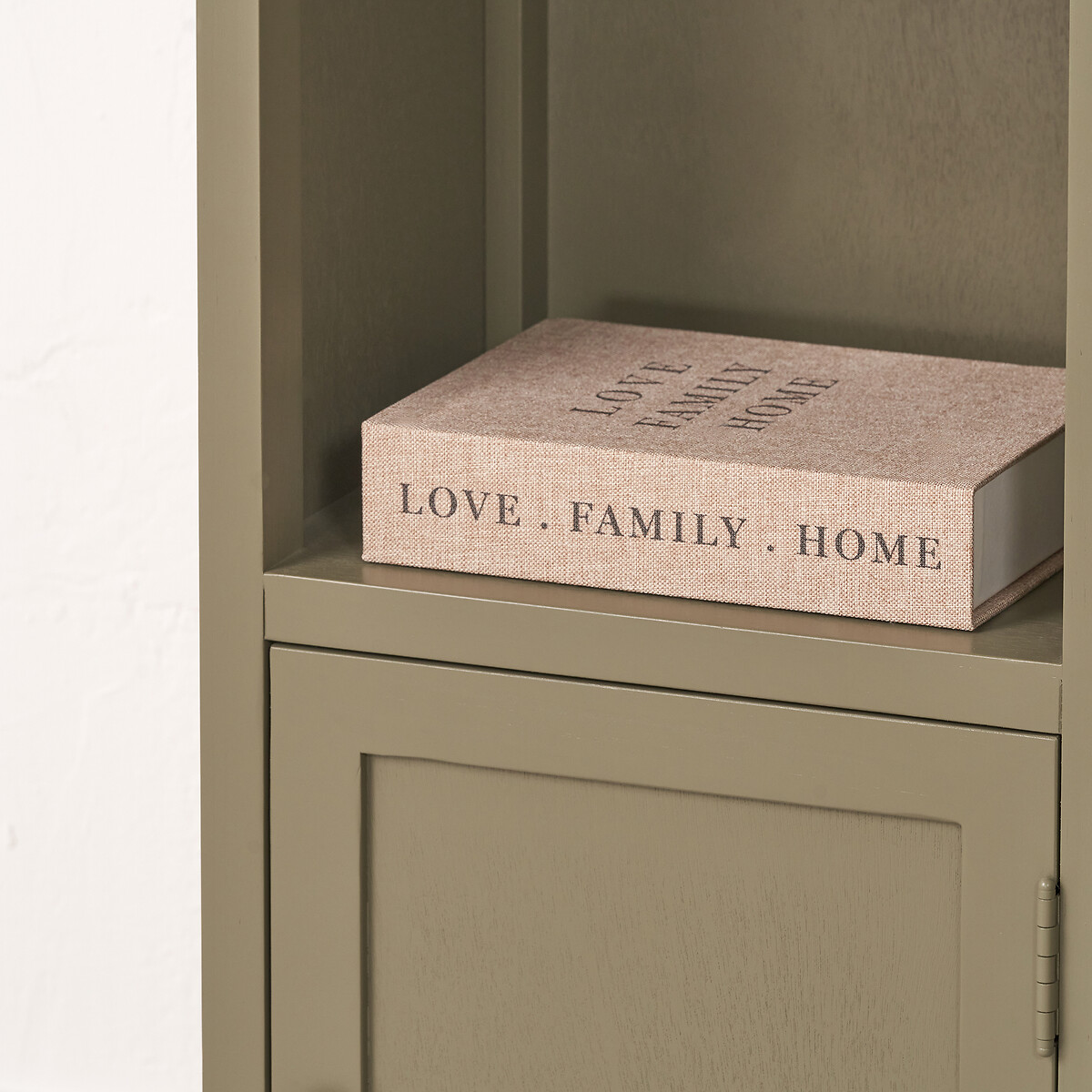 Cotsen Pine Wood Slim Display Unit olive green, SO'HOME
