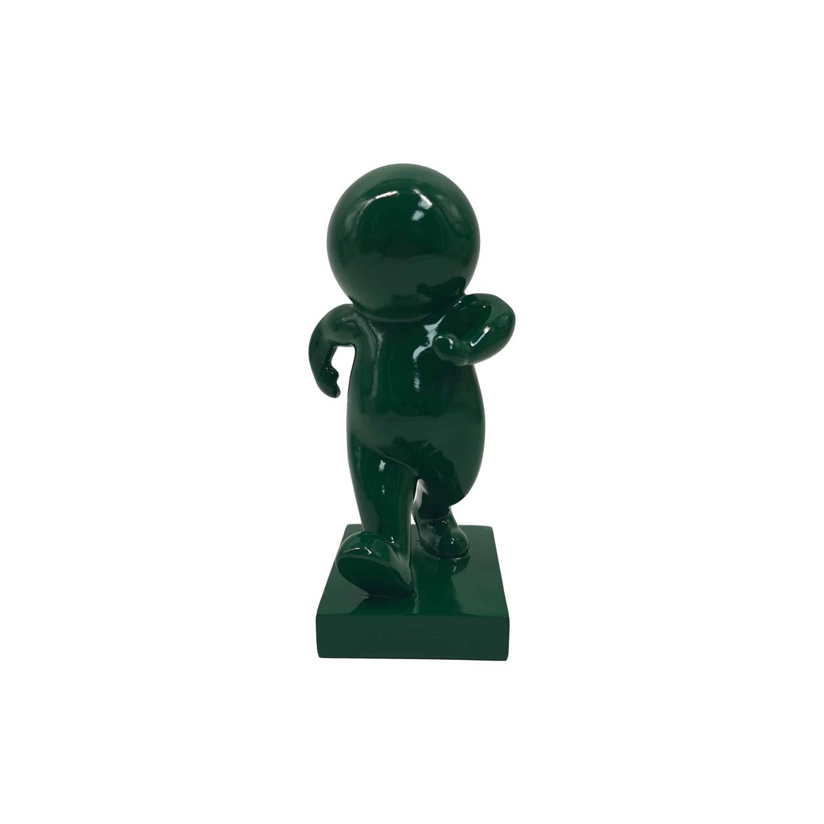 Ornement Plastique AMIGO WALKING MEDIUM vert rétro, PRESENT TIME