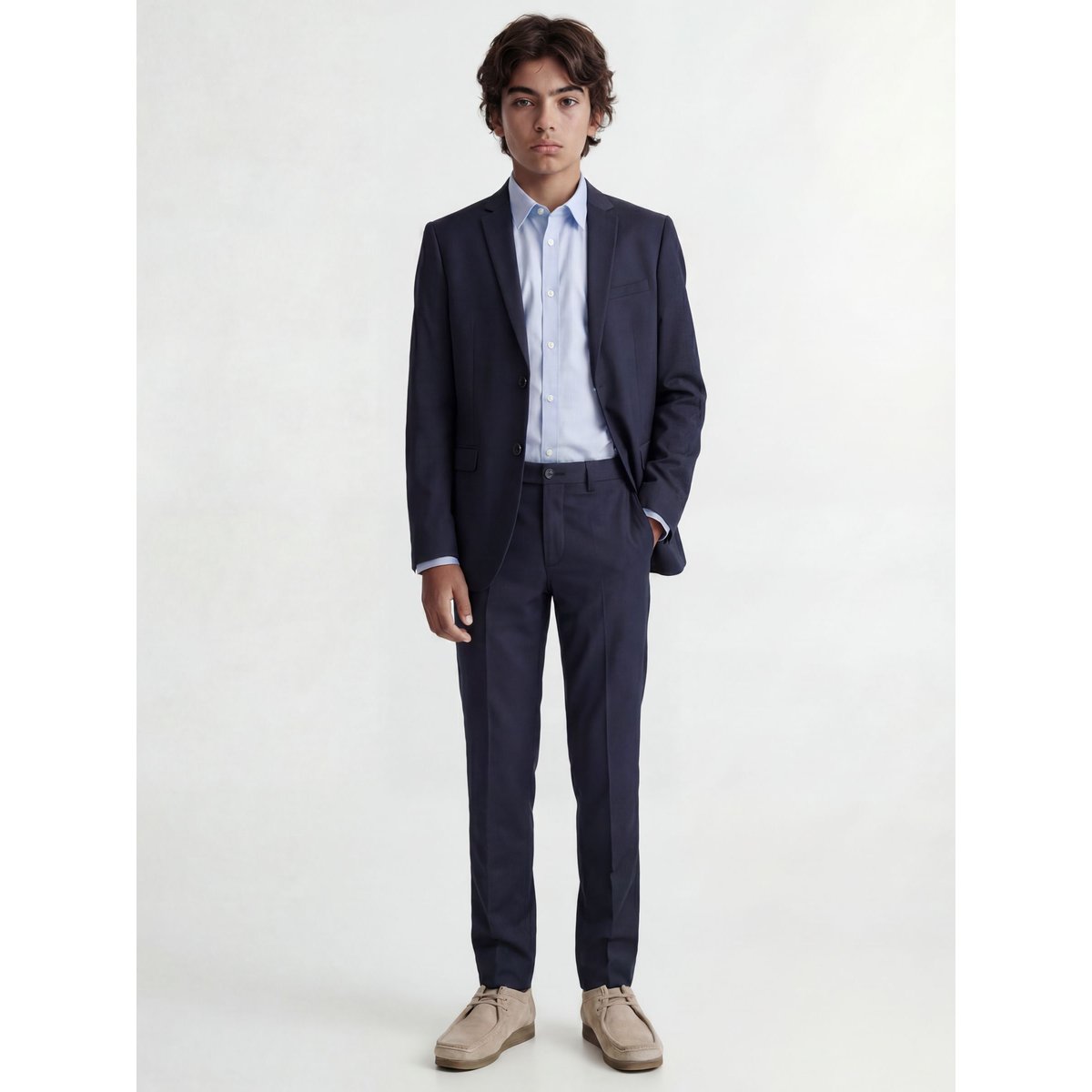 Blazer Croisé Et Pantalon De Tailleur dark navy, JACK & JONES JUNIOR