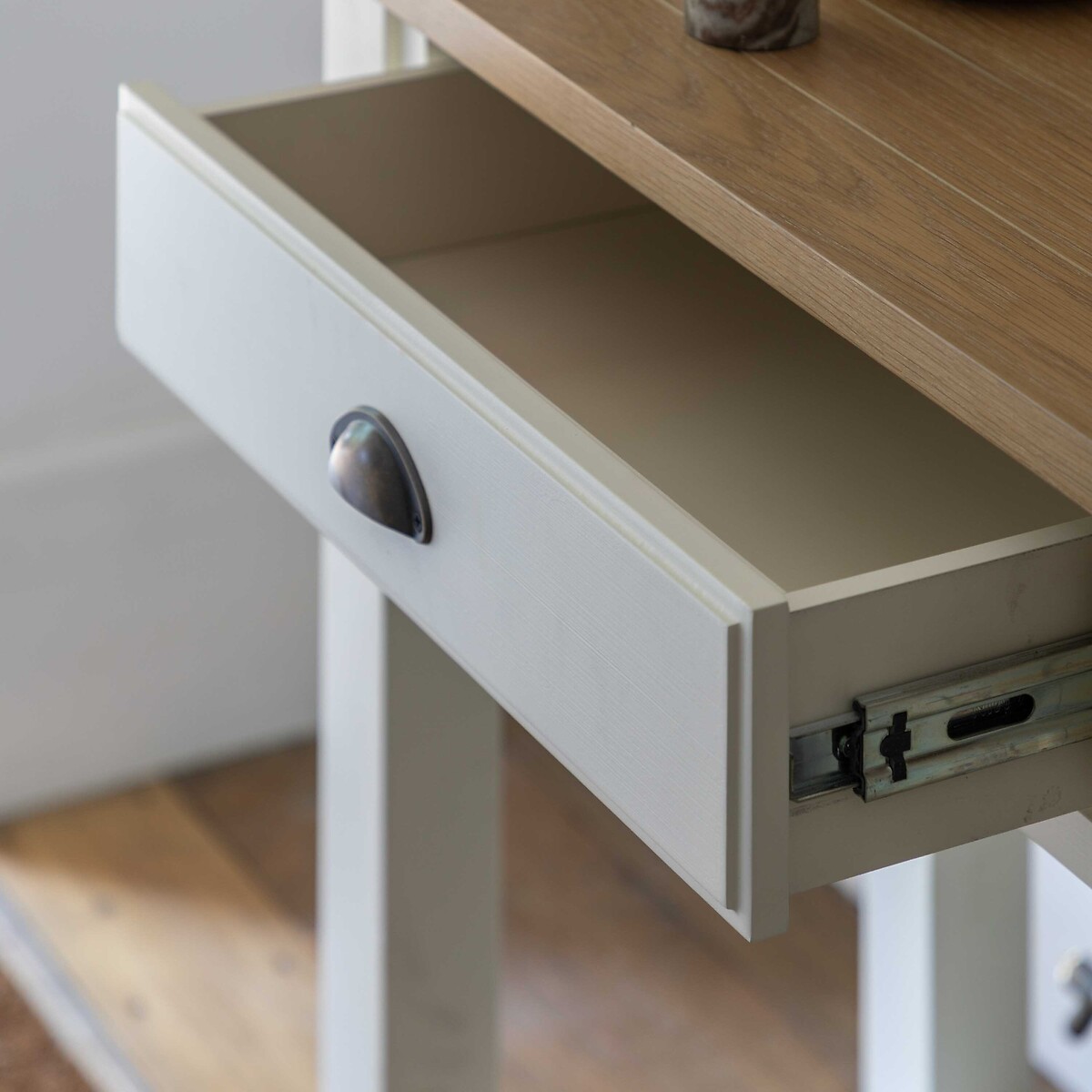 Ende 2-Drawer Console Table off-white, ÉDITÉ