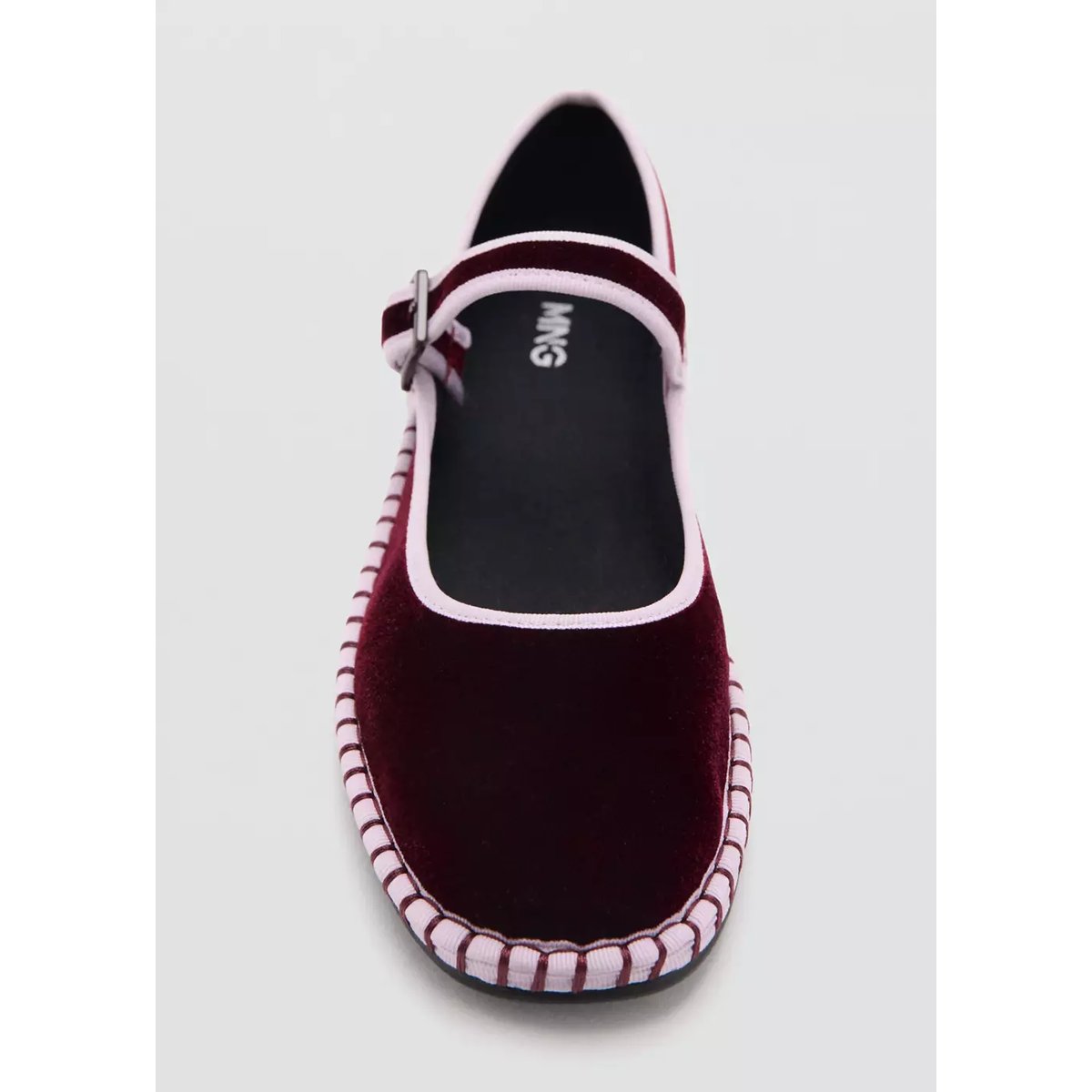 Ballerines velours bordeaux, MANGO KIDS