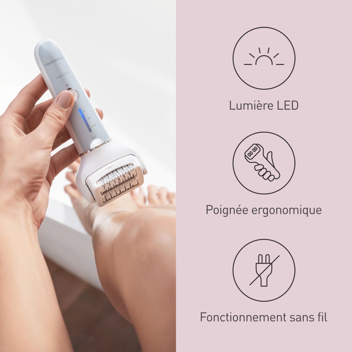 Epilateur électrique ES-EY90-A503 couleur unique, PANASONIC