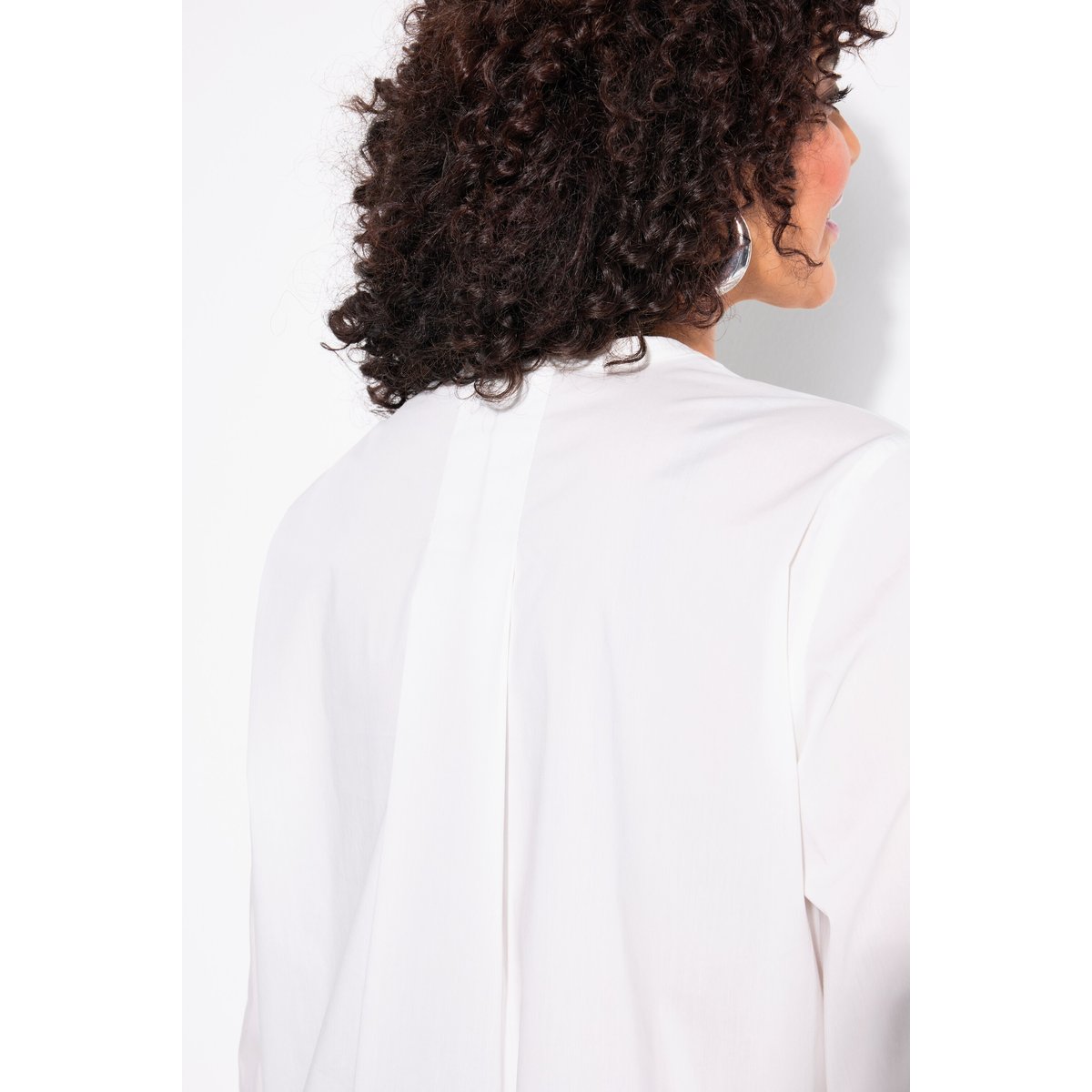 Tunique avec bordure fantaisie blanc cassé, ULLA POPKEN