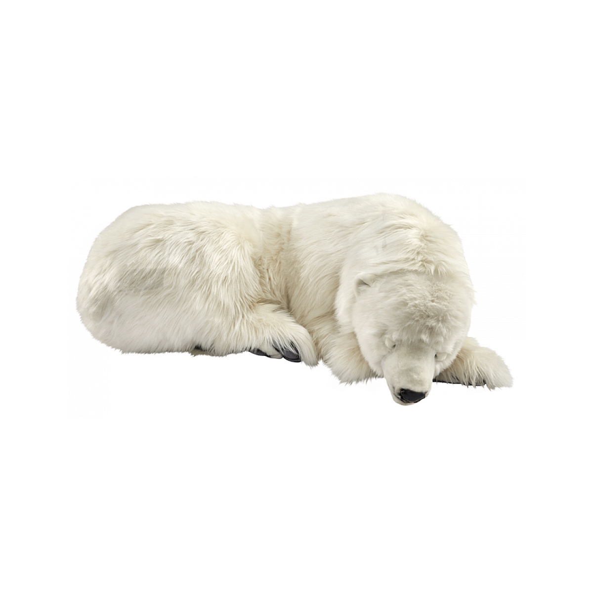 Peluche Geante Ours Polaire Dormeur couleur unique, HANSA