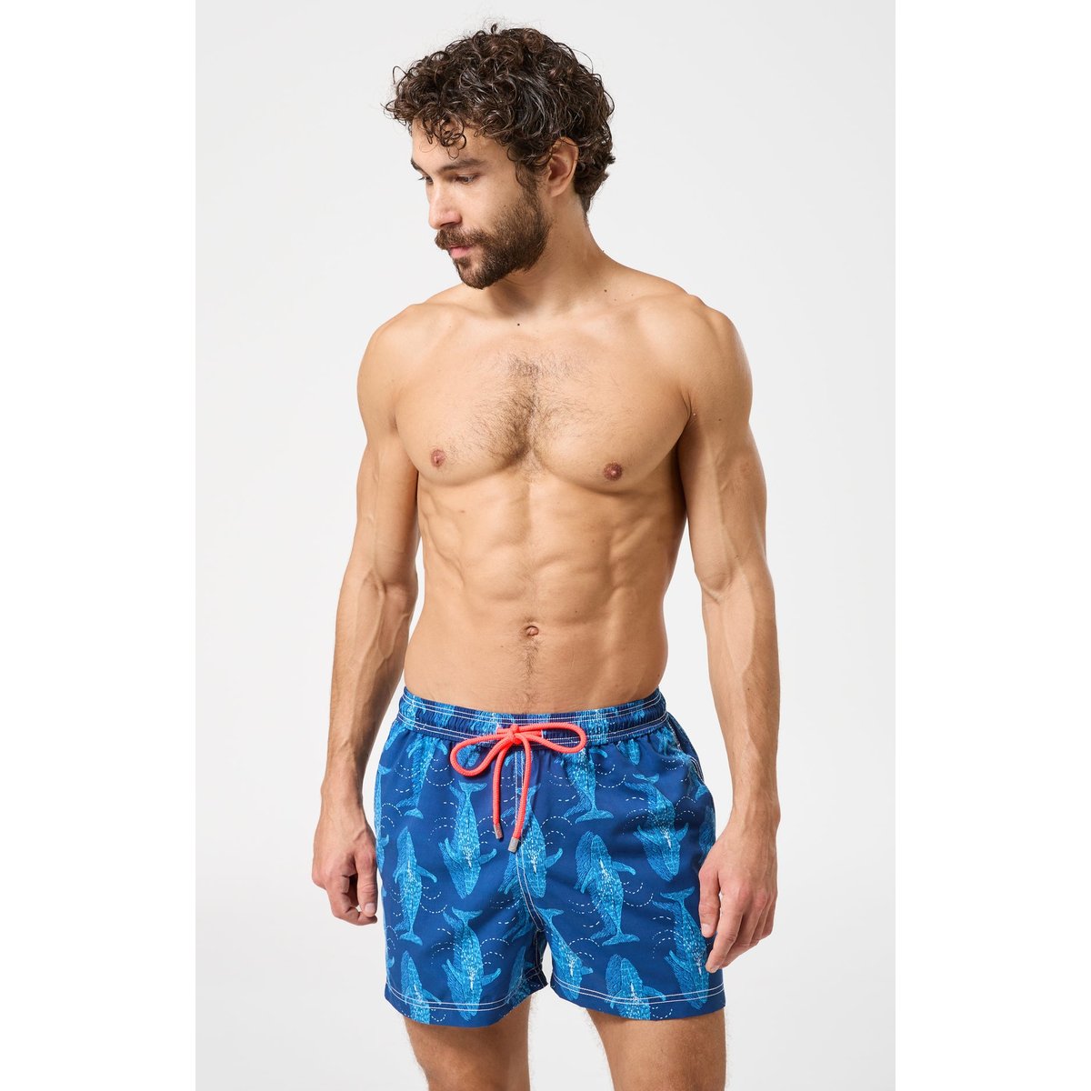 Short de bain imprimé Pacifique marine, ARTHUR