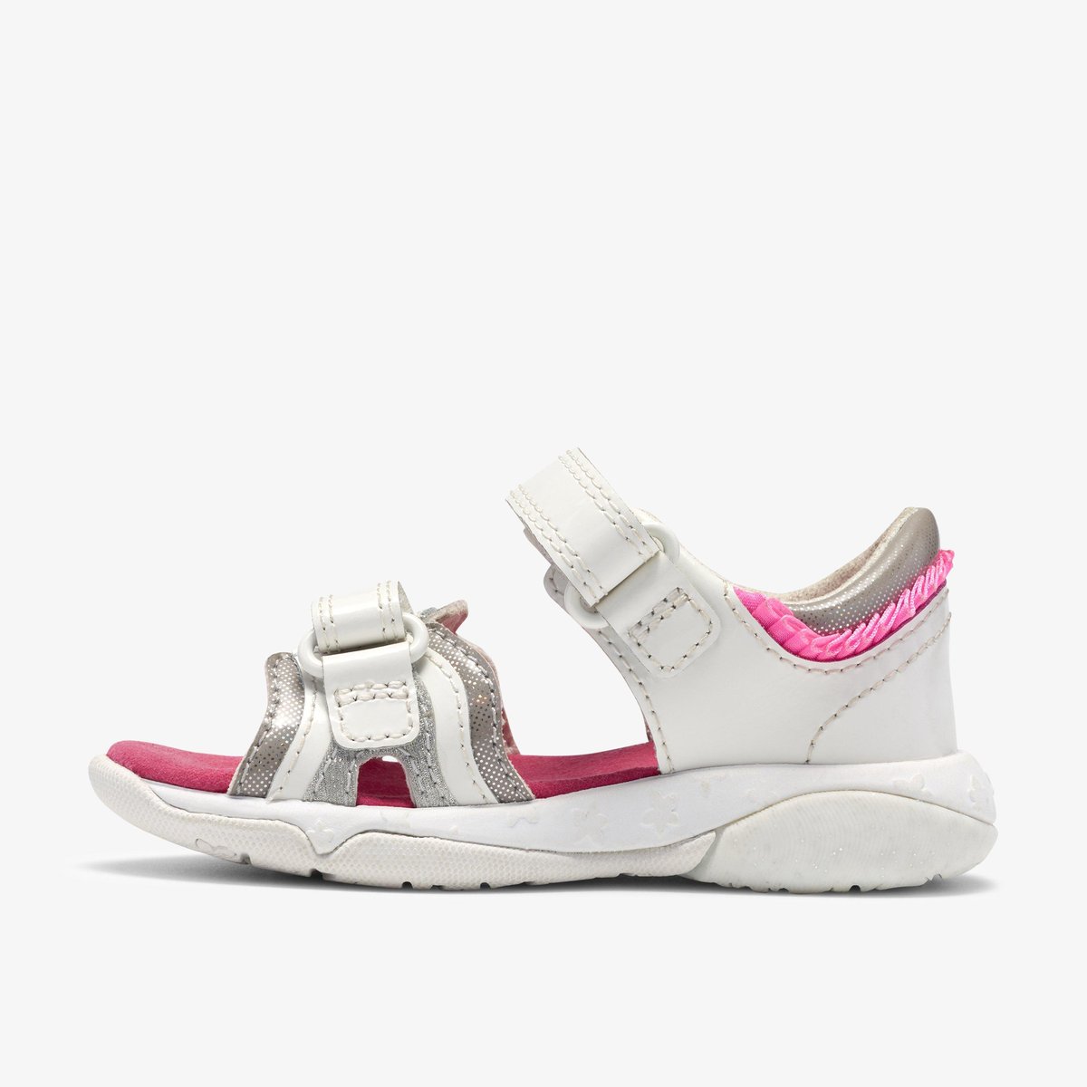 Sandales Cuir/Synthétique OSIAN BRILL T blanc, CLARKS