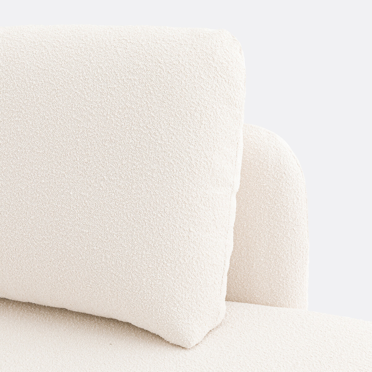 Sofá cama rinconero bouclette, Gina crudo, LA REDOUTE INTERIEURS