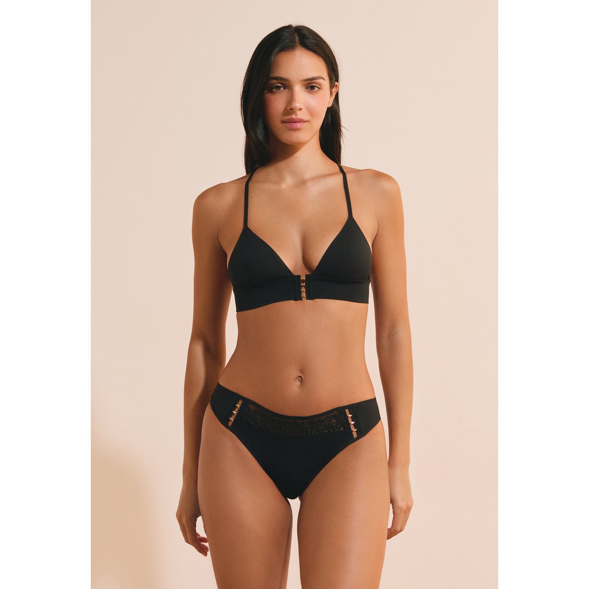ETAM SANS ARMATURE HALO - SA TRIANGLE noir, ETAM