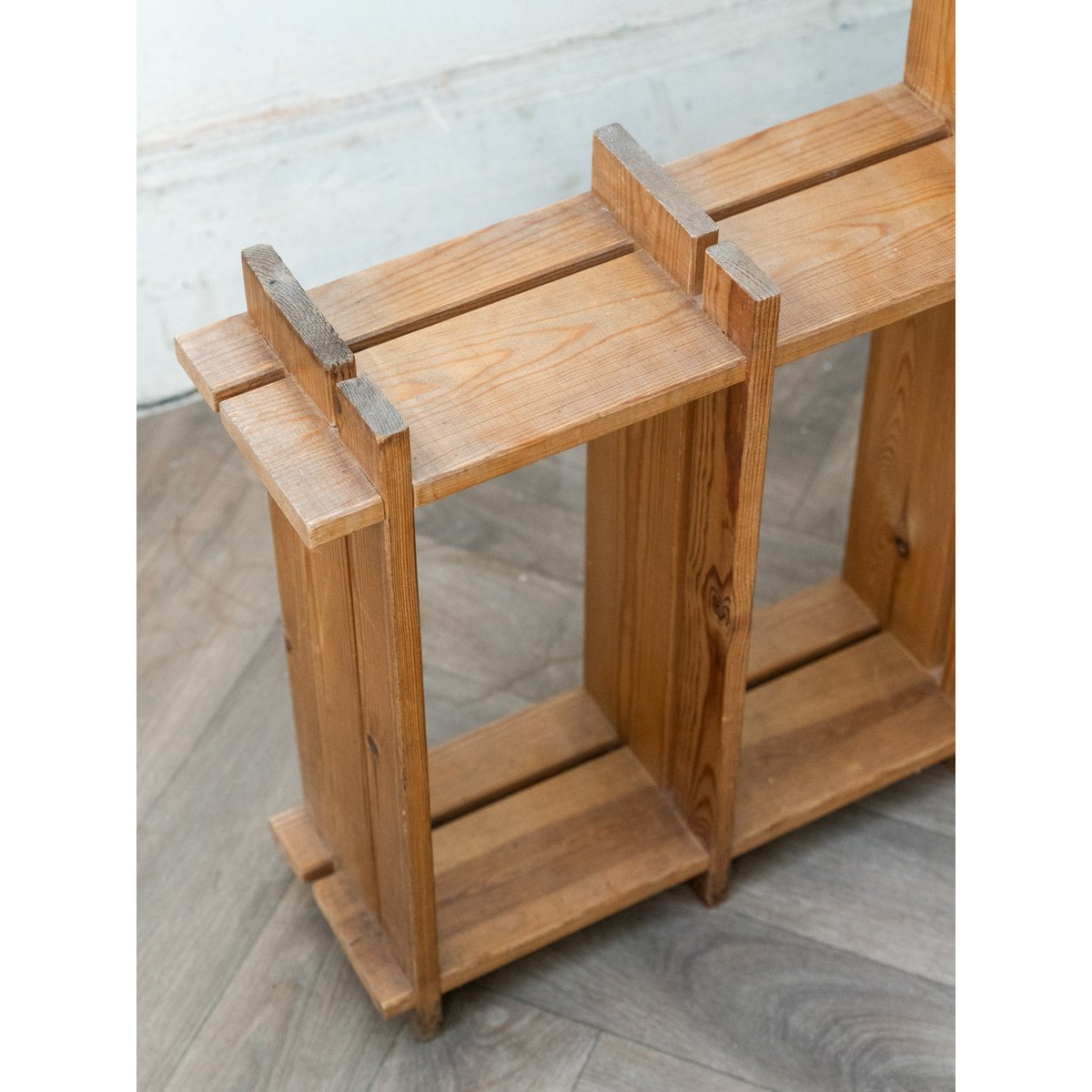 Étagère murale en bois en forme de L Isabelle N°363 - Bon état bois clair, DEBONGOUT