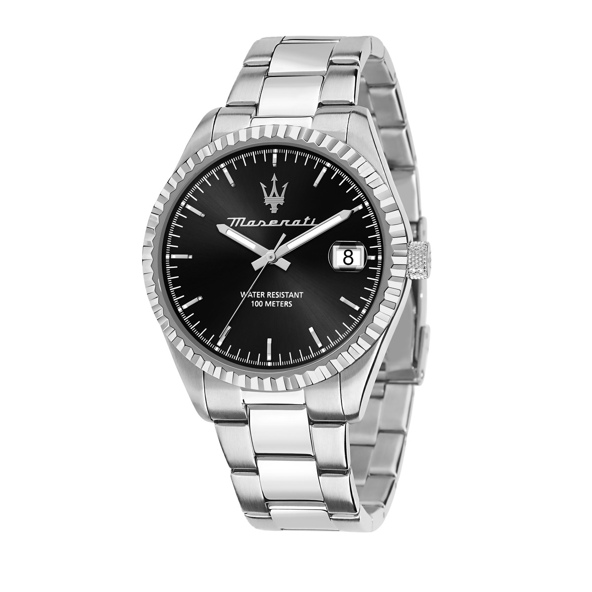 Montre Analogique COMPETIZIONE argenté noir argenté, MASERATI