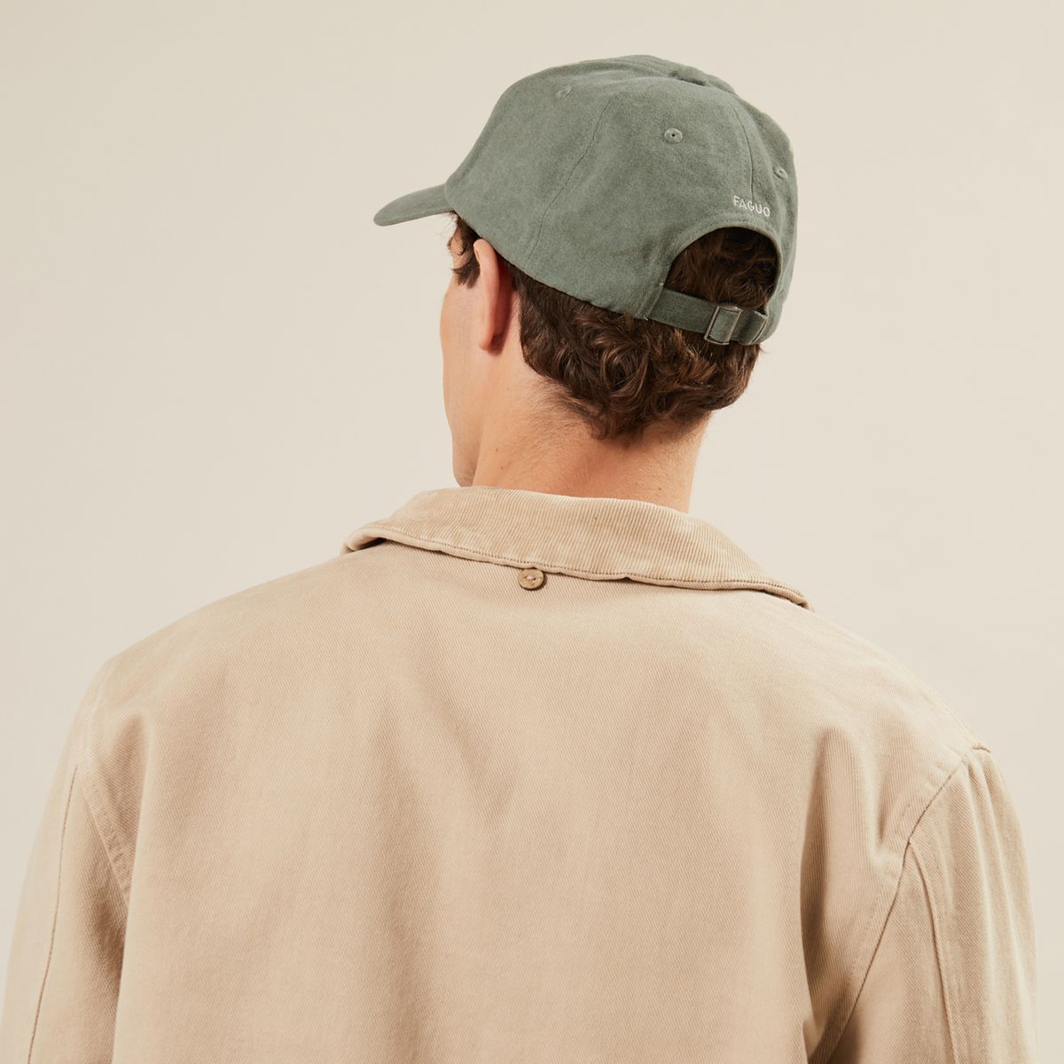 Casquette coton CAP vert clair, FAGUO