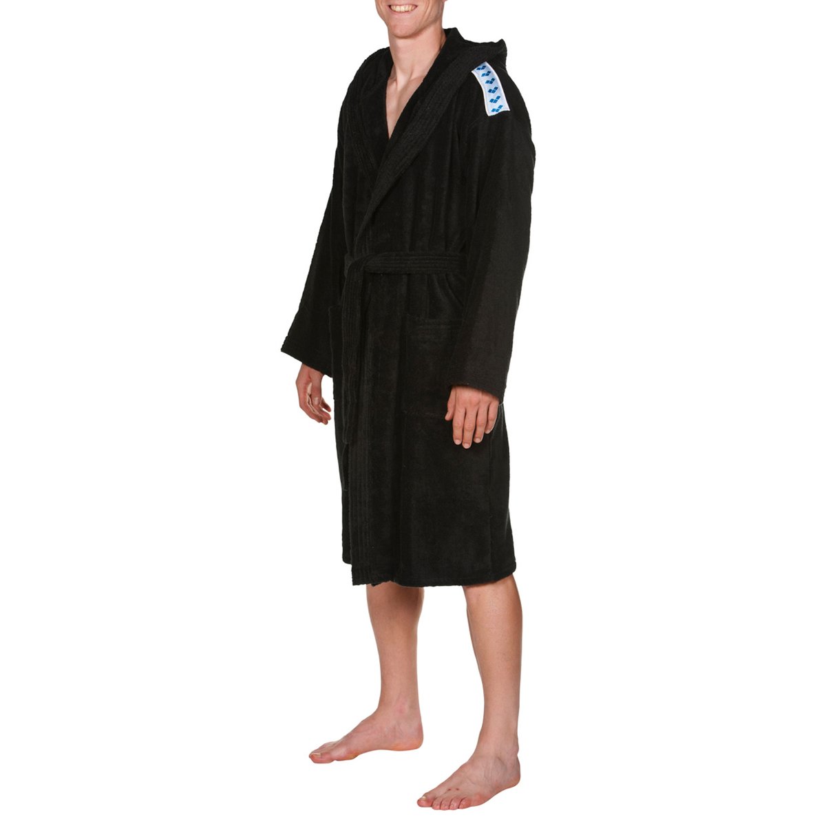 Peignoir Soft Robe Core black white, ARENA