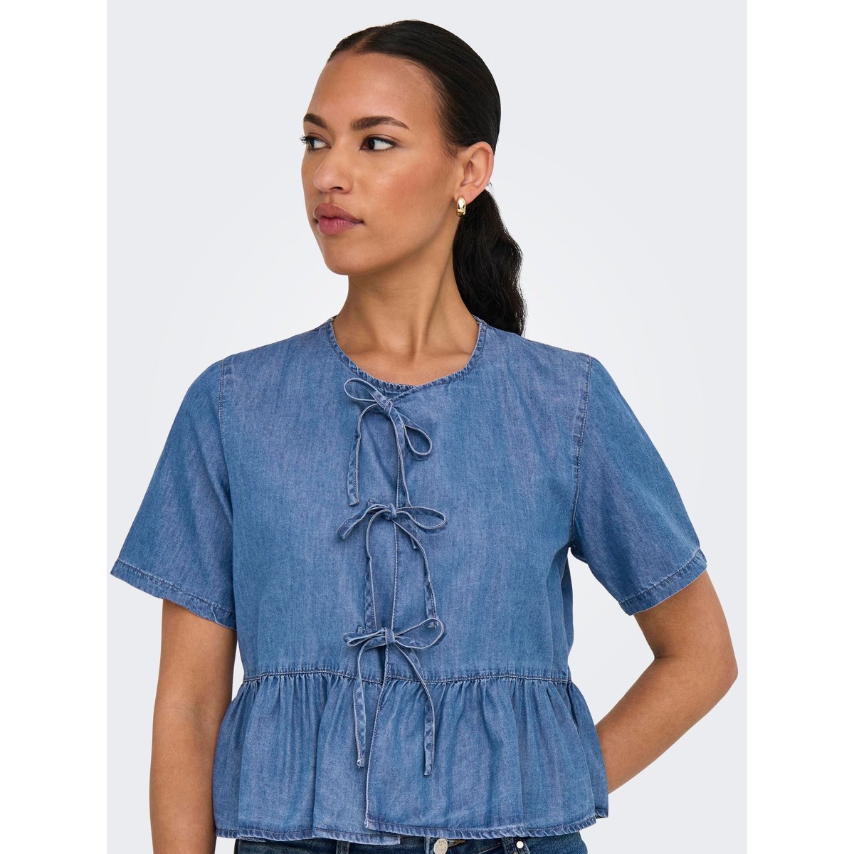 Chemise Habillée medium blue denim, ONLY