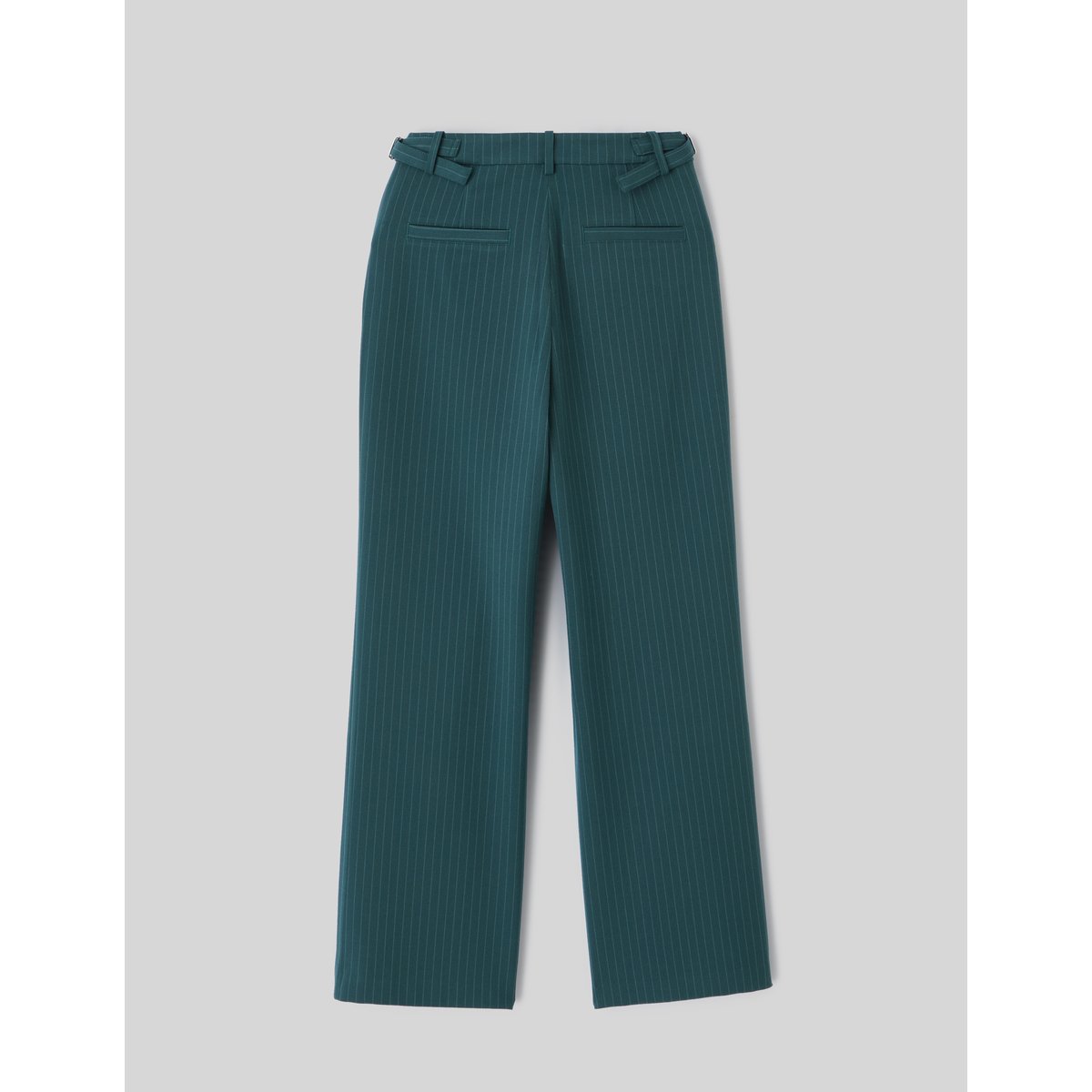 Pantalon tailleur en polyester recyclé vert, BZB