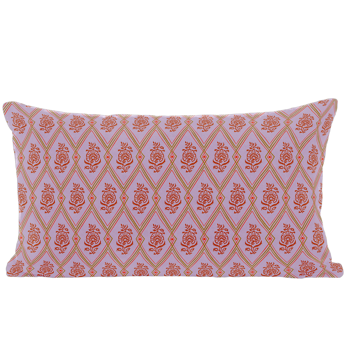 Housse de coussin en velours HINDI lila, VENT DE BOHÈME