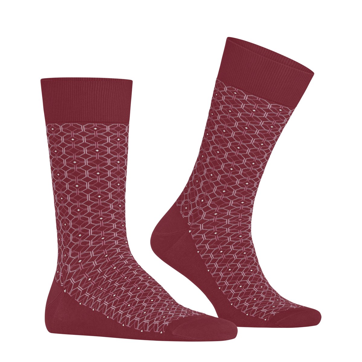 Chaussettes Tie Opaque rouge, BURLINGTON