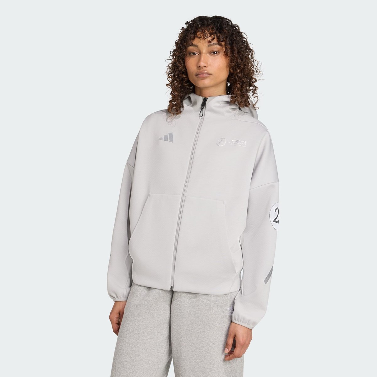 Sweat-Shirt Mercedes - Amg Petronas Formula One Team Silver Arrows Sweat-Shirt Mercedes - Amg Petronas Formula One Team Silver Arrows grey two, adidas Performance