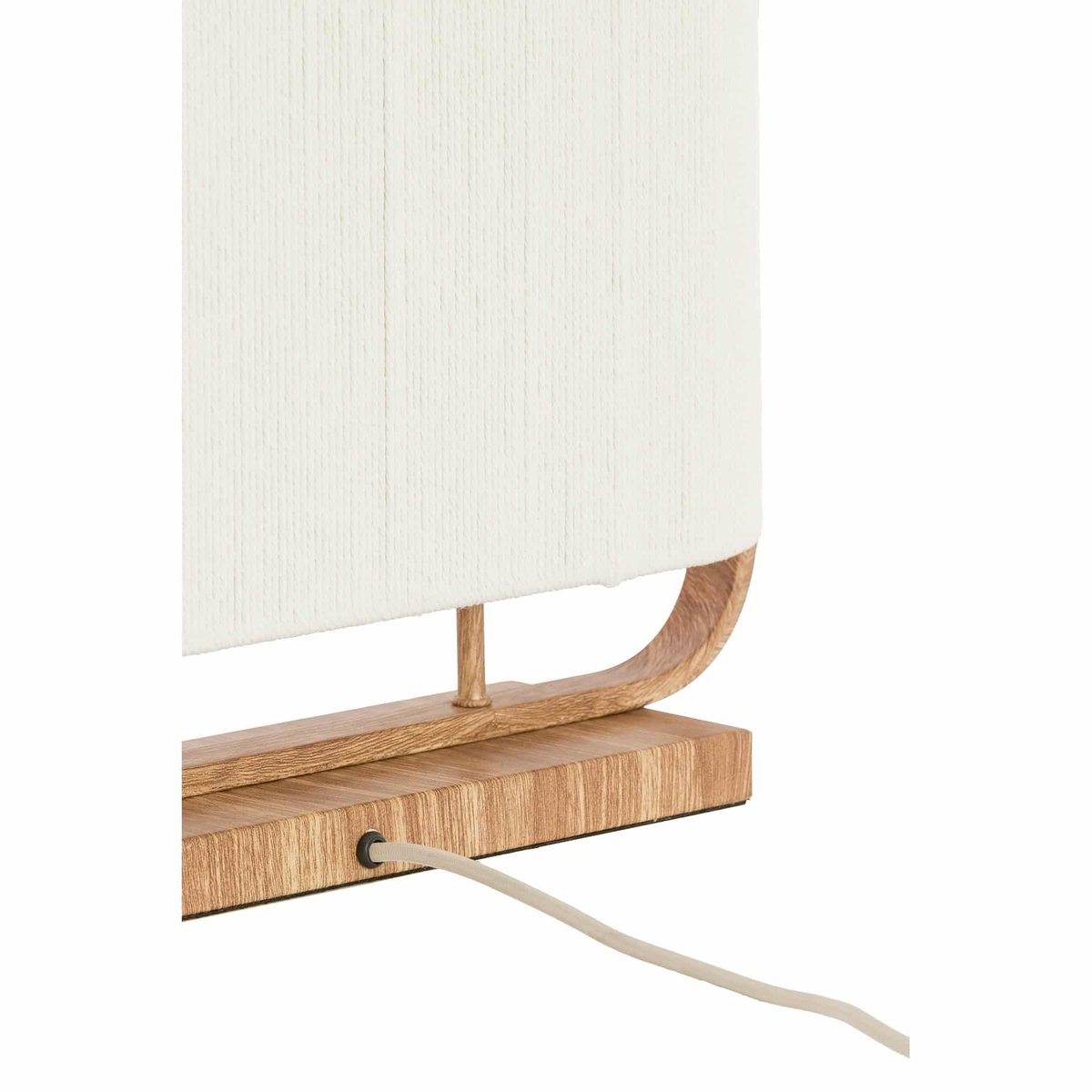 Lampe À Poser Métal LECCE naturel, LIGHT & LIVING 