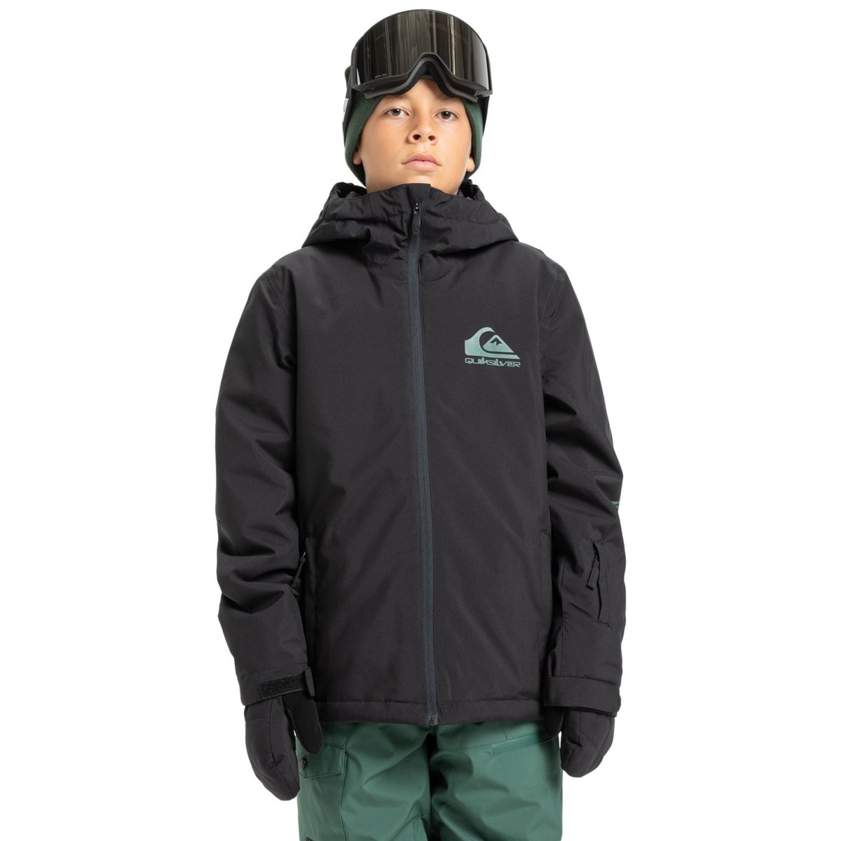 Veste de snow technique MISSION noir true black, QUIKSILVER