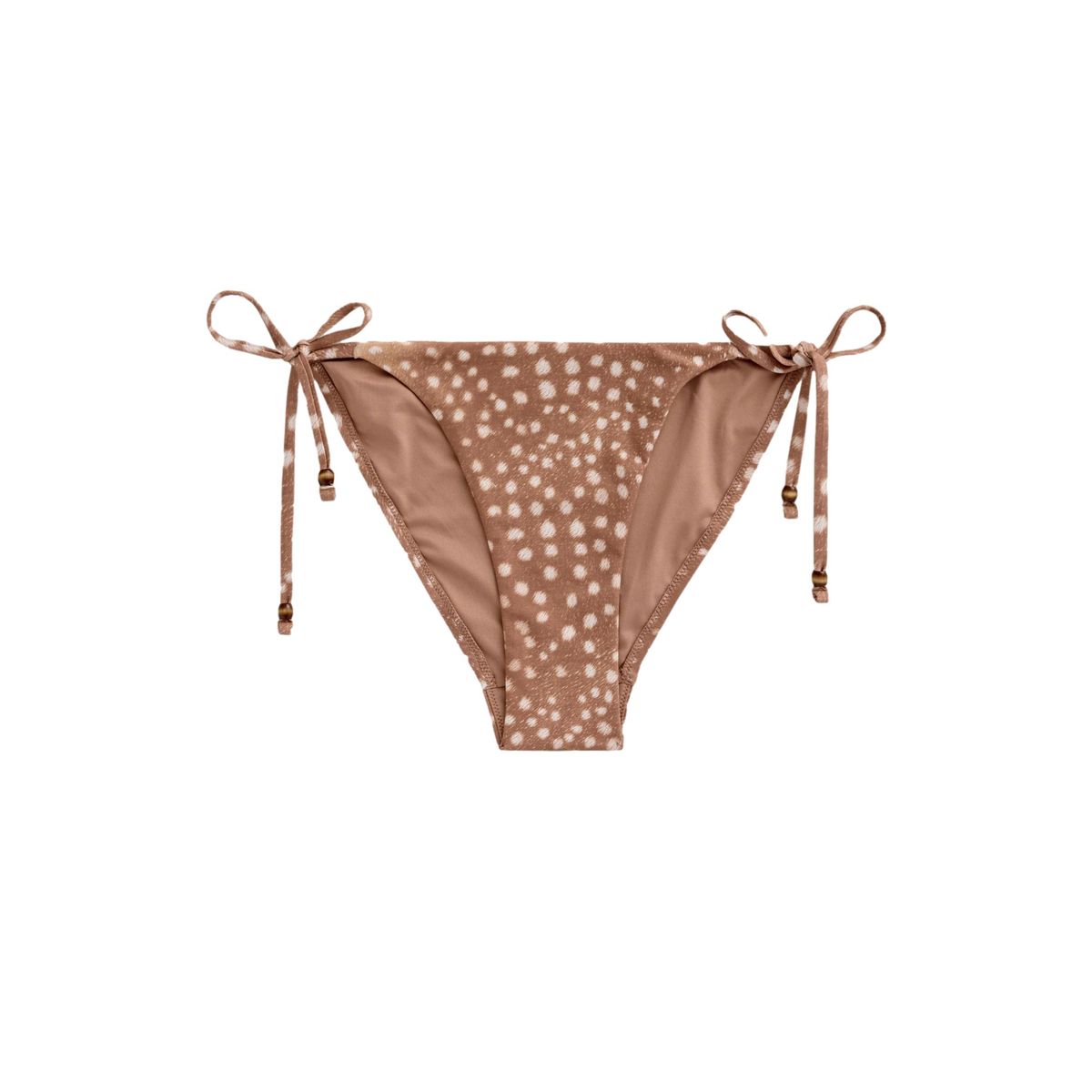 Bas de bikini noué sur les côtés blanc imprimé bambi, NEXT